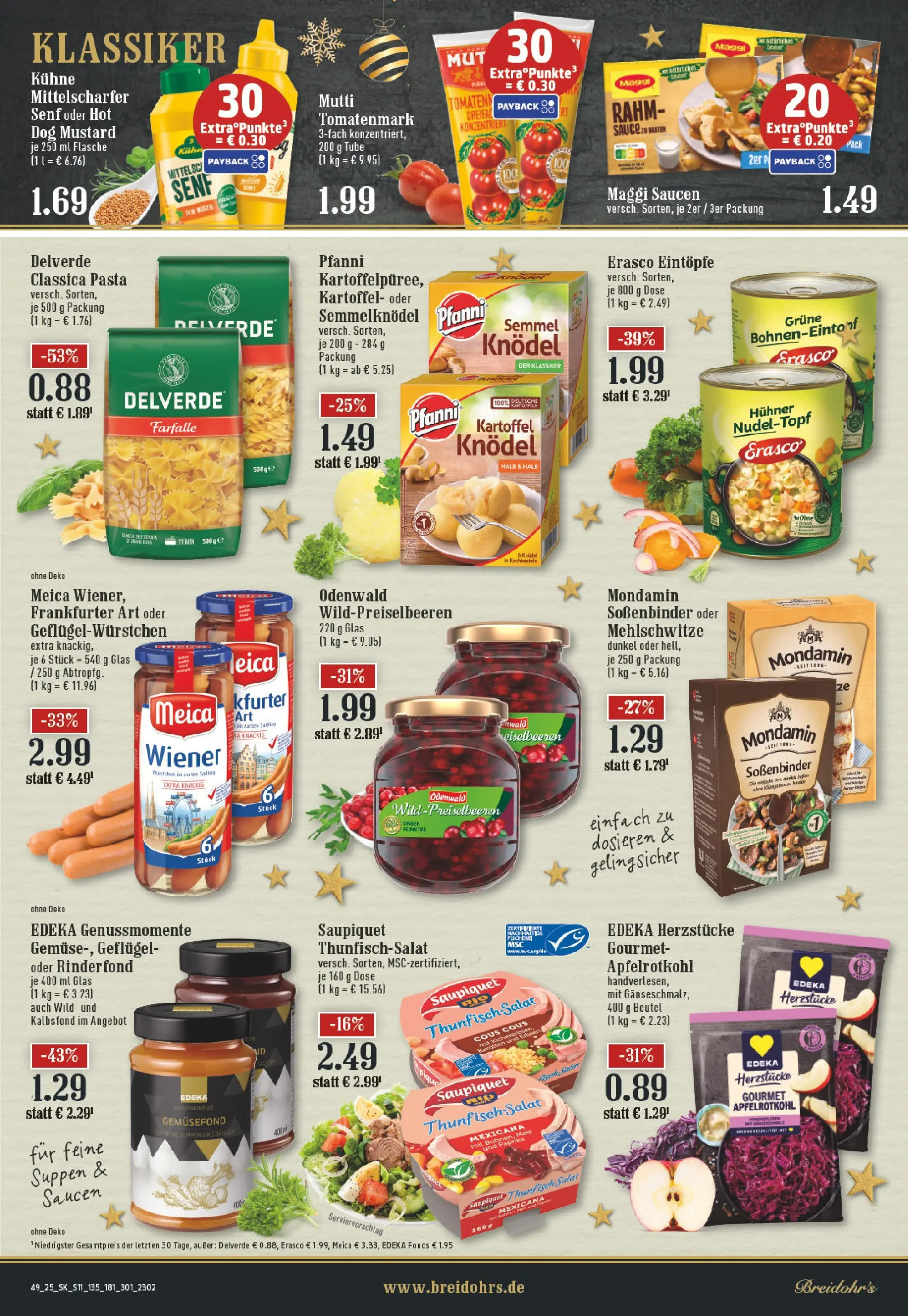 Edeka prospekt Hilden	 (ab 01.12.2025) » Angebote Online | Seite: 11 | Produkte: Maggi, Thunfisch, Paprika, Salat