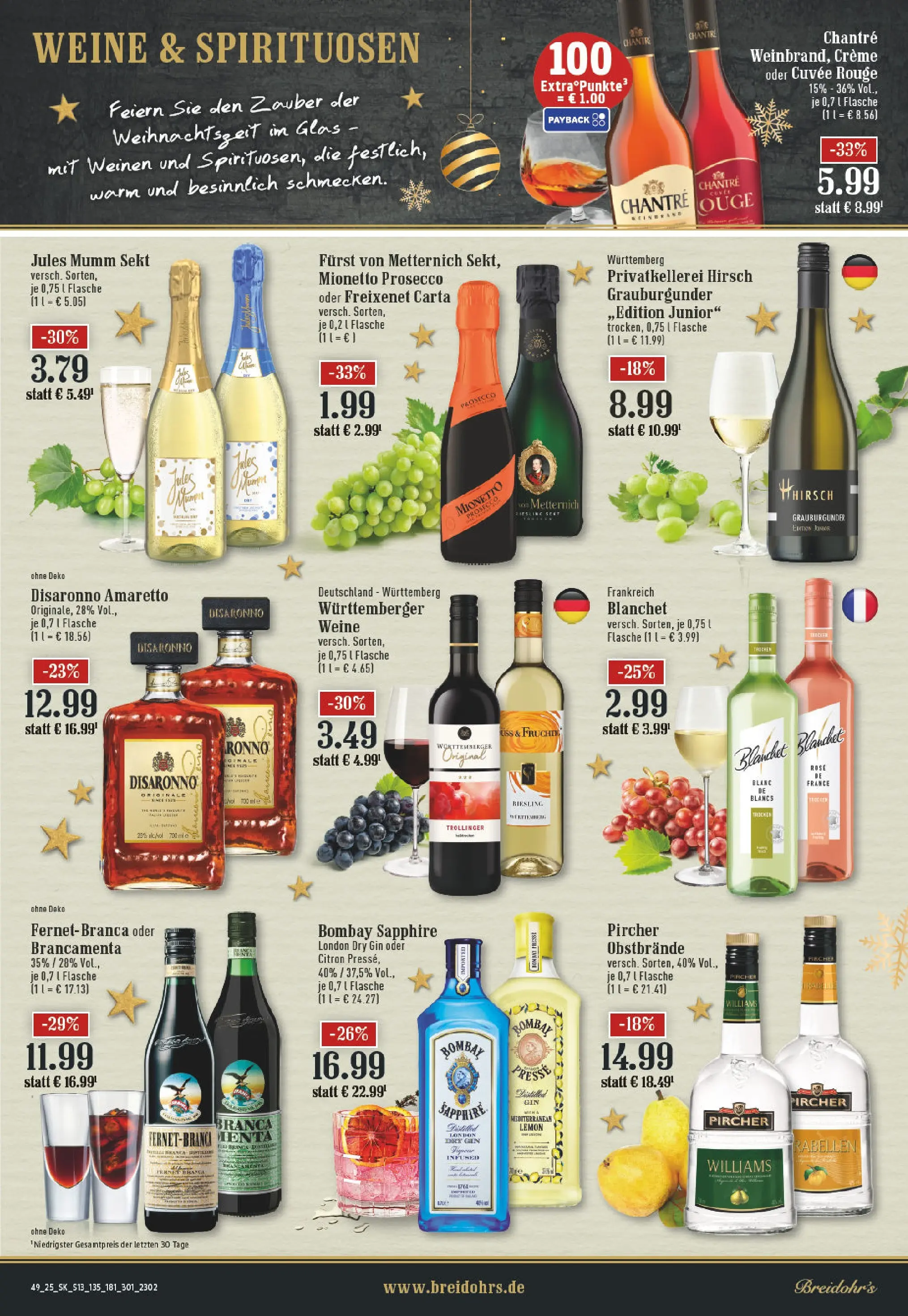 Edeka prospekt Hilden	 (ab 01.12.2025) » Angebote Online | Seite: 13 | Produkte: Mumm sekt, Furst von metternich, Freixenet, Prosecco