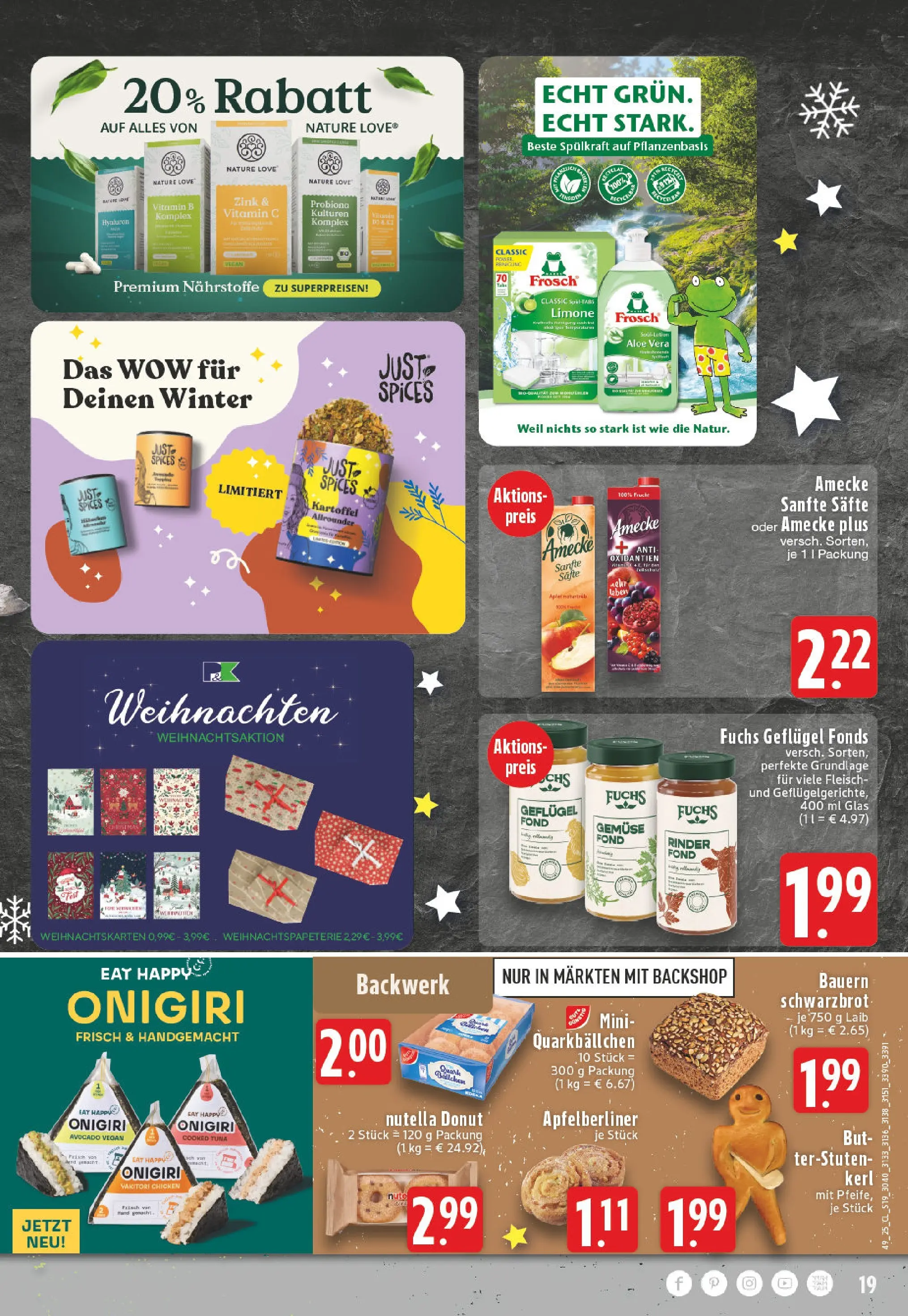 Edeka prospekt Geldern	 (ab 01.12.2025) » Angebote Online | Seite: 19 | Produkte: Nutella, Avocado, Gemüse, Fleisch