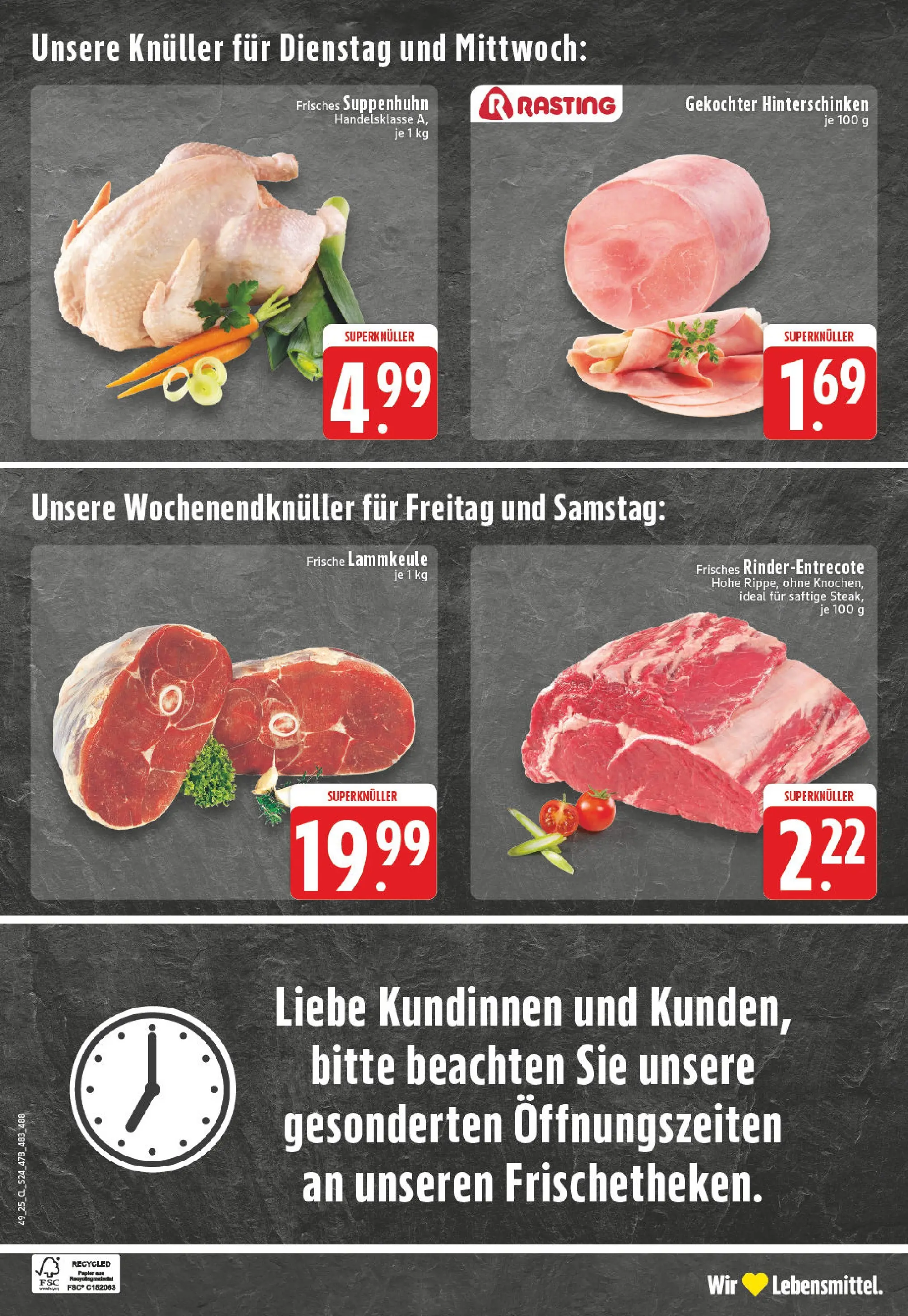 Edeka prospekt Bonn	 (ab 01.12.2025) » Angebote Online | Seite: 24 | Produkte: Lammkeule, Entrecote