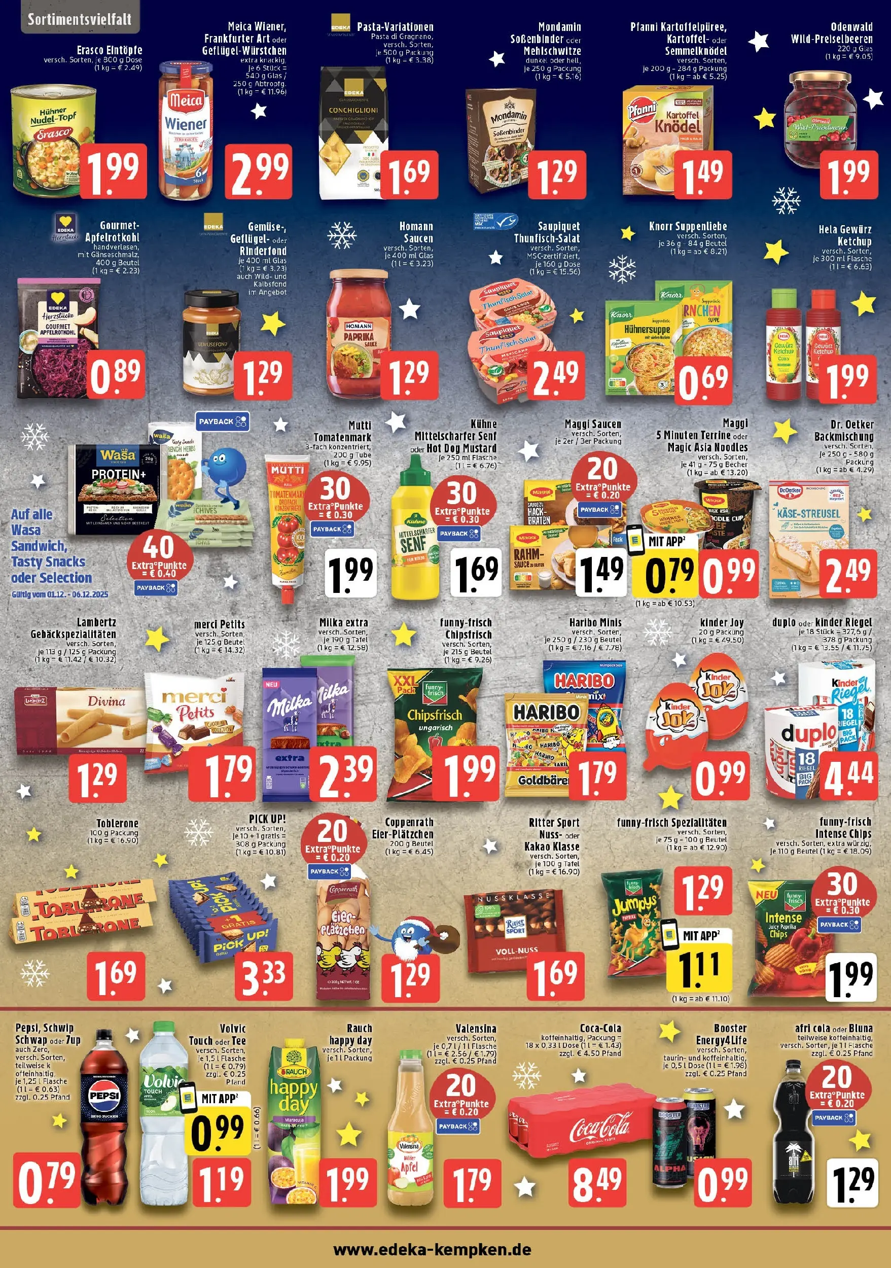 Edeka prospekt Krefeld - Hüls	 (ab 01.12.2025) » Angebote Online | Seite: 6 | Produkte: Gemüse, Paprika, Tee, Ketchup