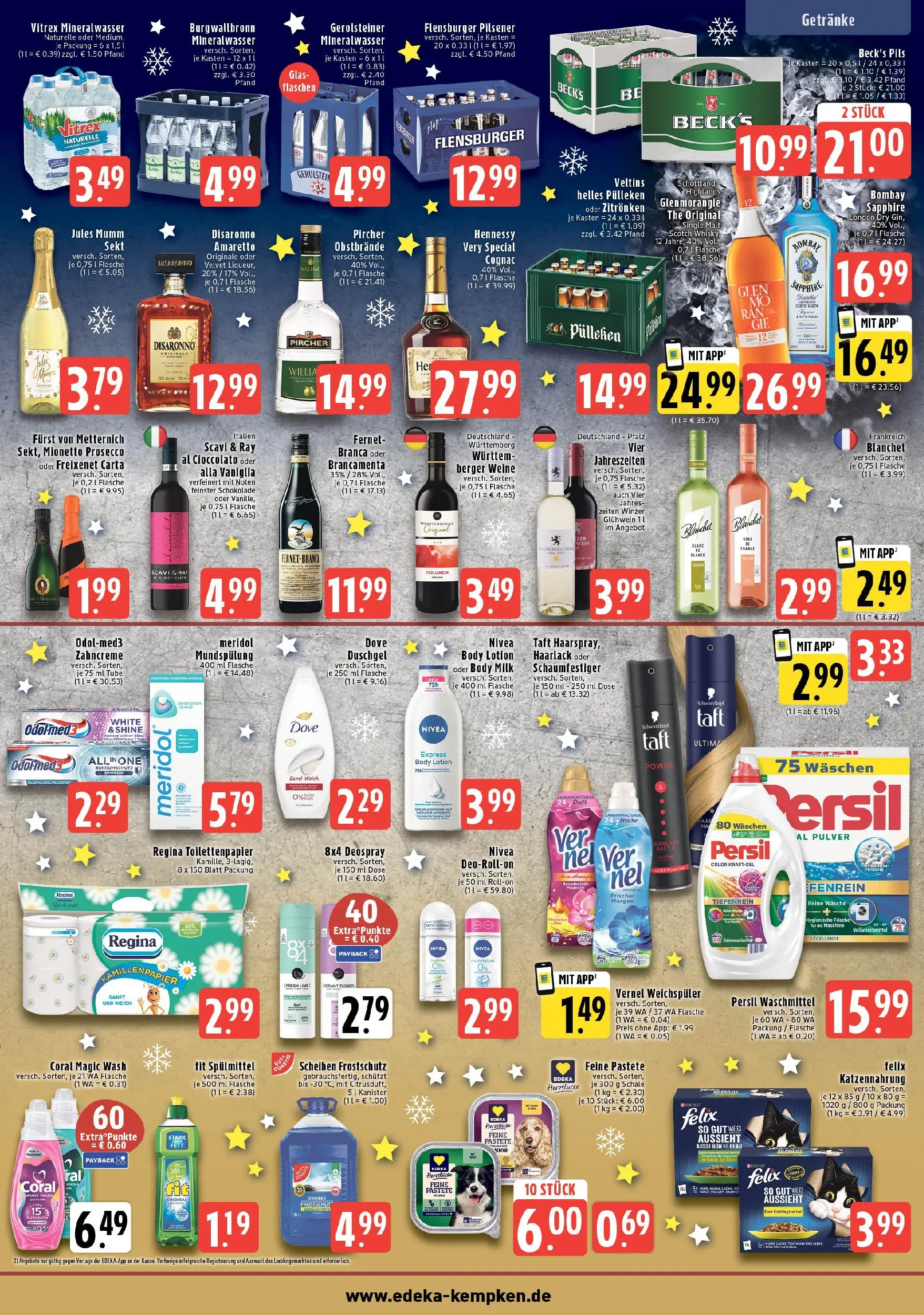 Edeka prospekt Krefeld - Hüls	 (ab 01.12.2025) » Angebote Online | Seite: 7 | Produkte: Sekt, Pils, Mineralwasser, Gin