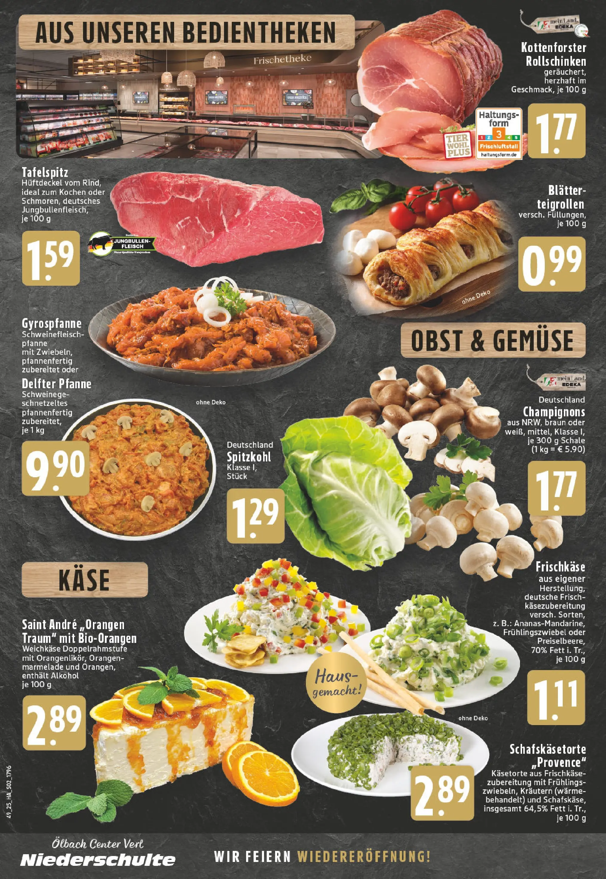 Edeka prospekt Verl	 (ab 01.12.2025) » Angebote Online | Seite: 2 | Produkte: Tafelspitz, Champignons, Gemüse, Fleisch