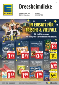 Edeka prospekt Guetersloh-Isselhorst	 ab 01.12.2025 gültig