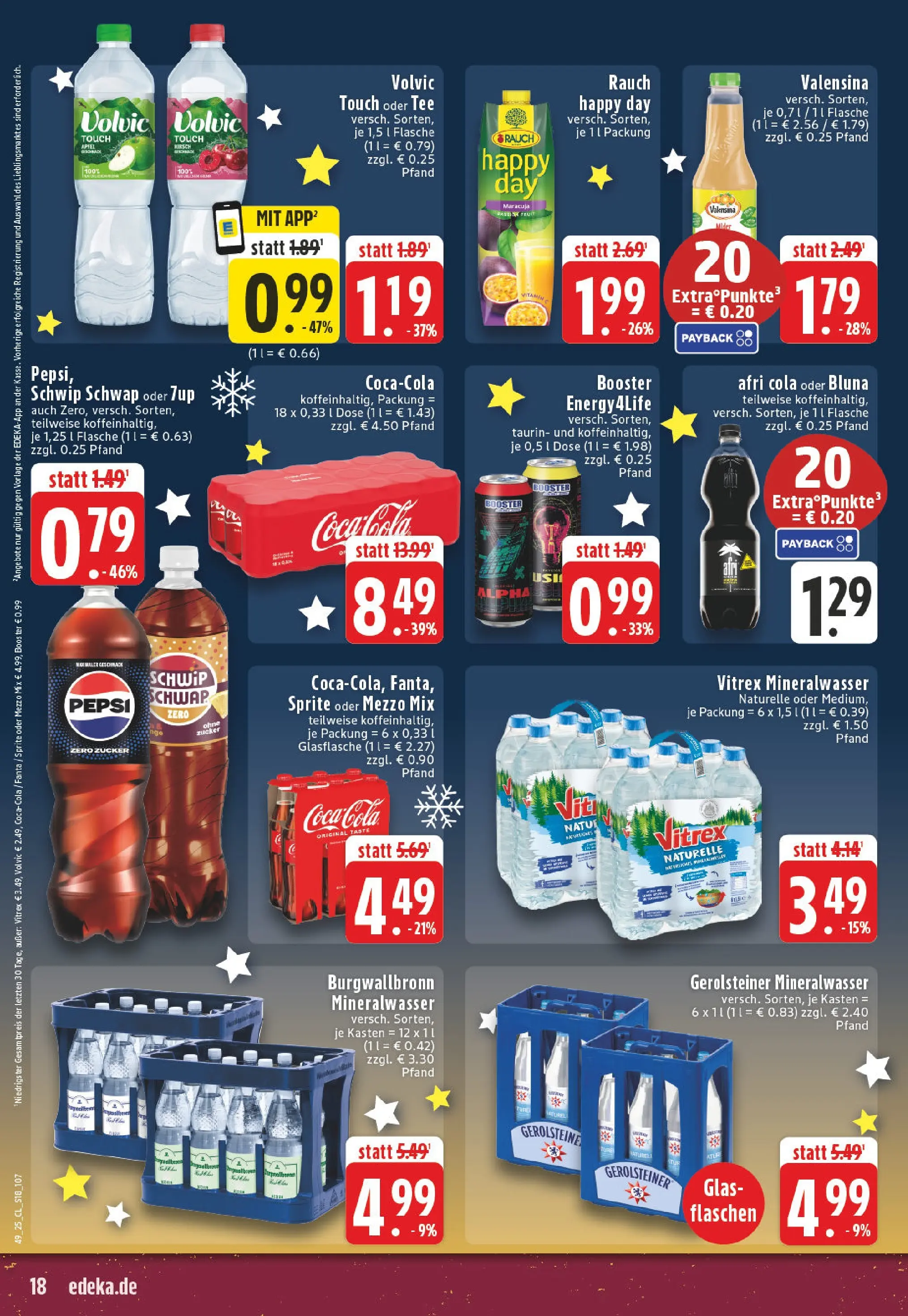 Edeka prospekt Würselen	 (ab 01.12.2025) » Angebote Online | Seite: 18 | Produkte: Coca cola, Sprite, Äpfel, Volvic