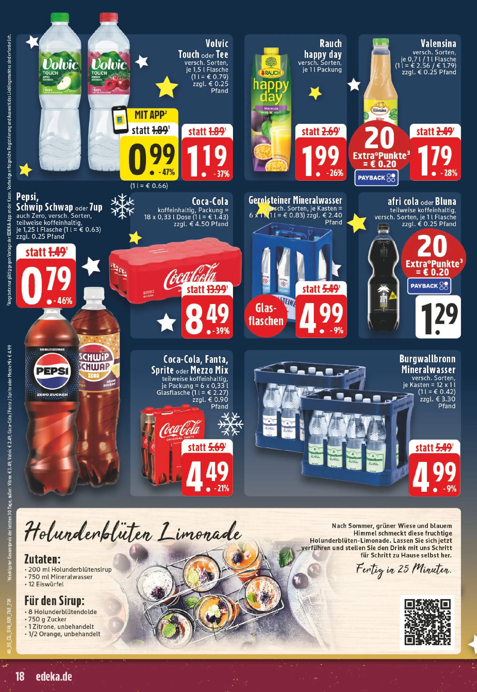 Edeka prospekt Siegburg	 (ab 01.12.2025) » Angebote Online | Seite: 18 | Produkte: Sirup, Bilder, Volvic, Gerolsteiner