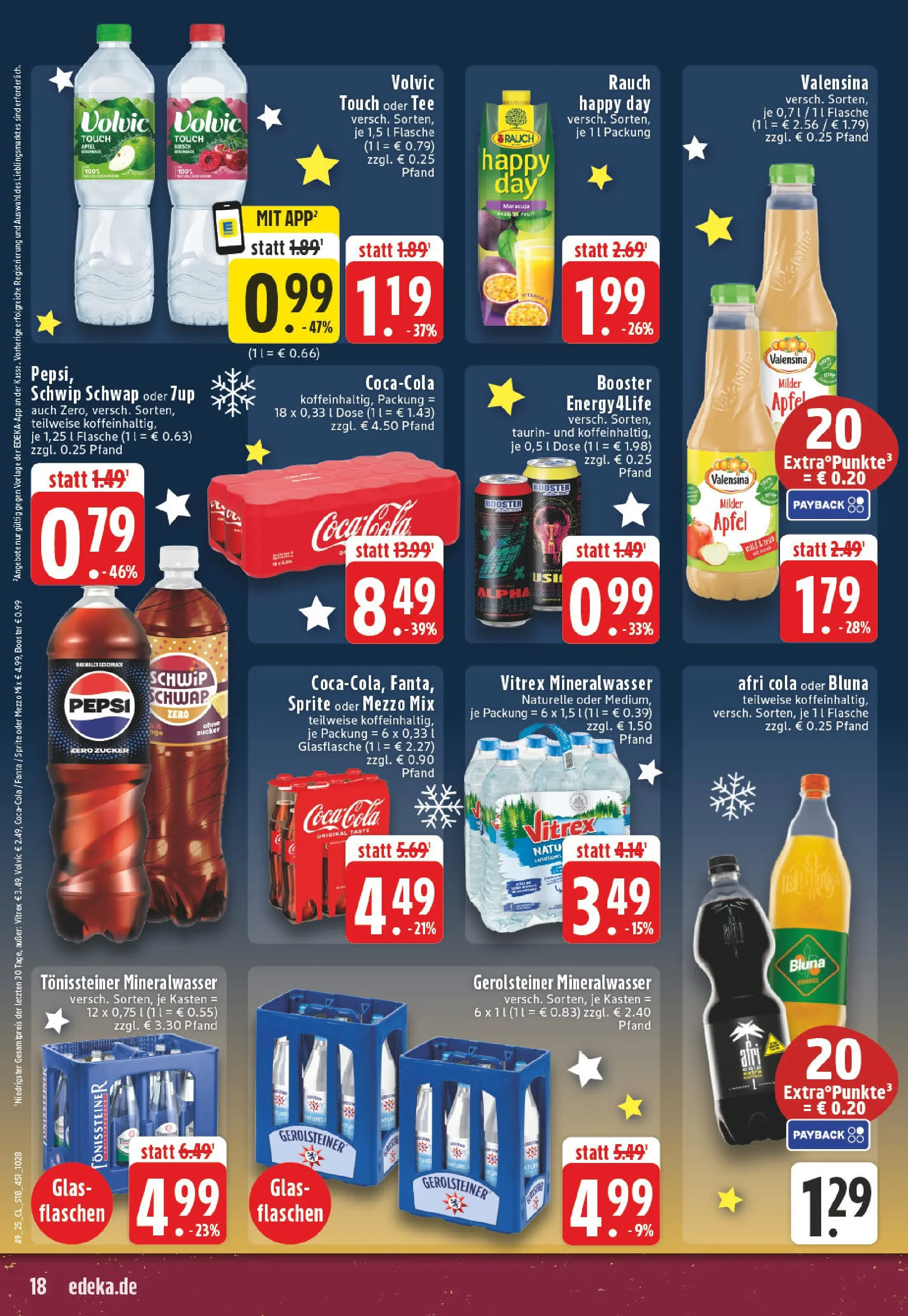 Edeka prospekt Neuwied	 (ab 01.12.2025) » Angebote Online | Seite: 18 | Produkte: Sprite, Cola, Volvic touch, Volvic