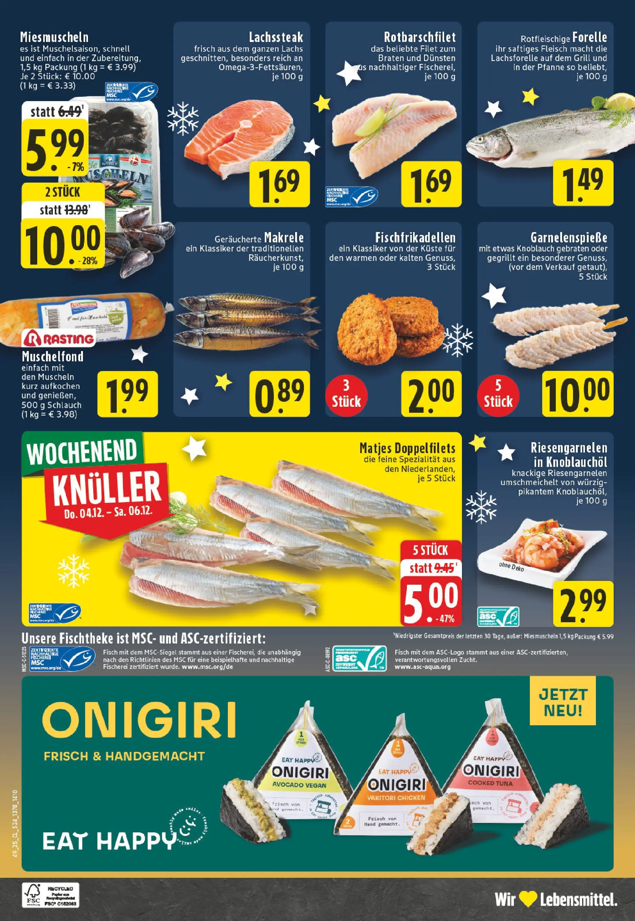 Edeka prospekt Ransbach-Baumbach	 (ab 01.12.2025) » Angebote Online | Seite: 24 | Produkte: Grill, Avocado, Lachs, Fleisch