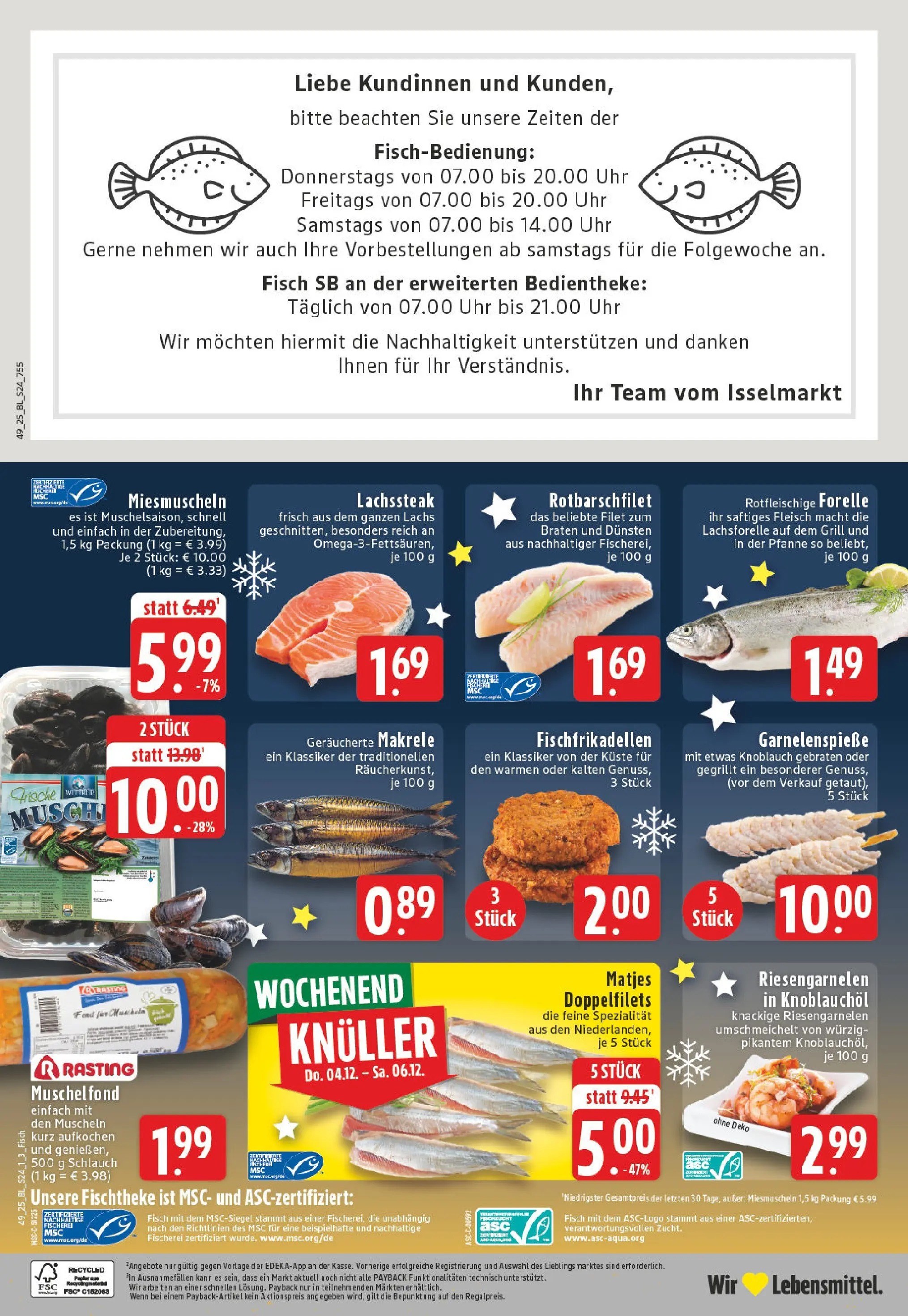Edeka prospekt Fröndenberg	 (ab 01.12.2025) » Angebote Online | Seite: 24 | Produkte: Grill, Steak, Fleisch, Uhr