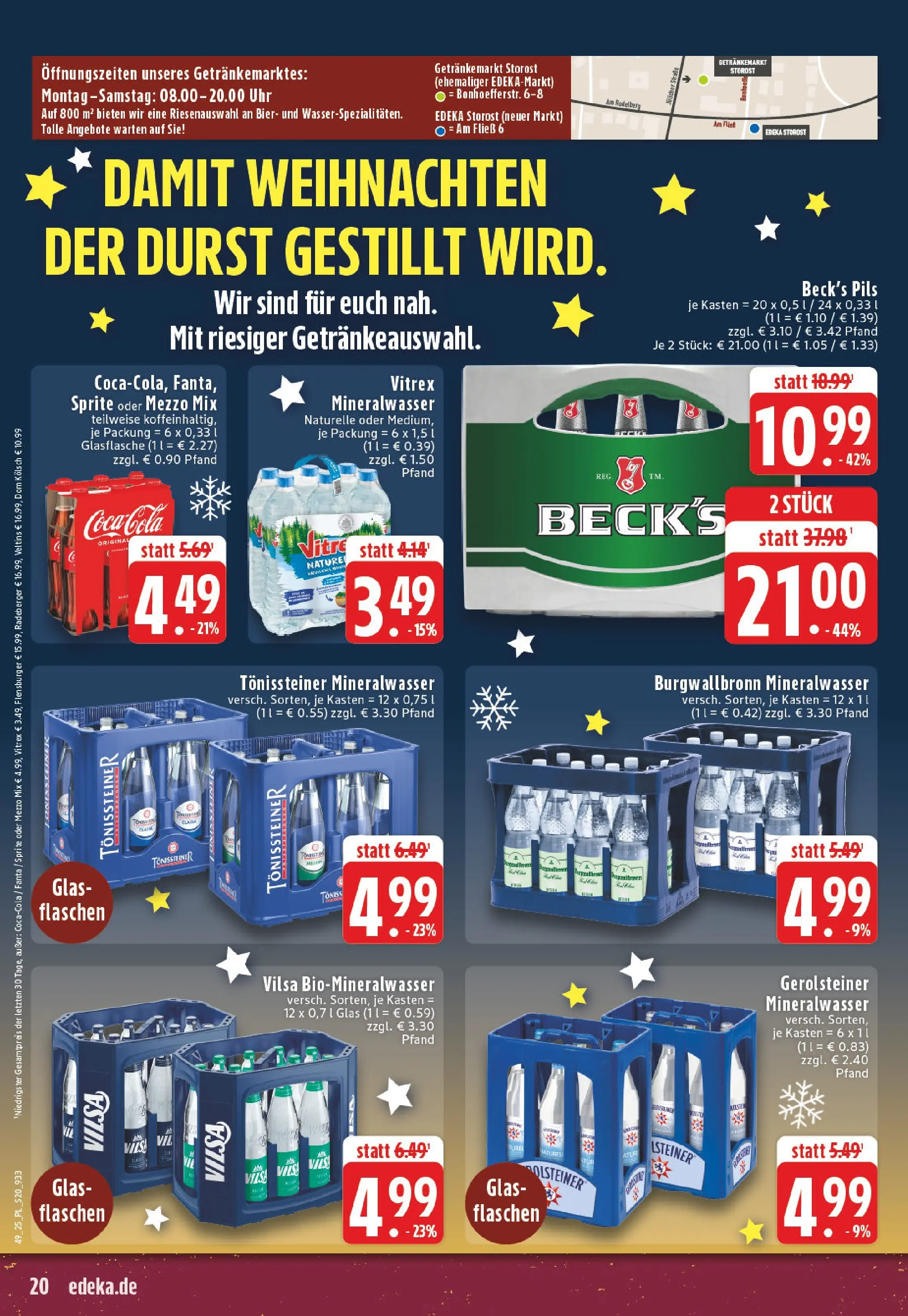 Edeka prospekt Eschweiler-Dürwiß	 (ab 01.12.2025) » Angebote Online | Seite: 20 | Produkte: Mezzo mix, Pils, Oder mezzo mix, Uhr