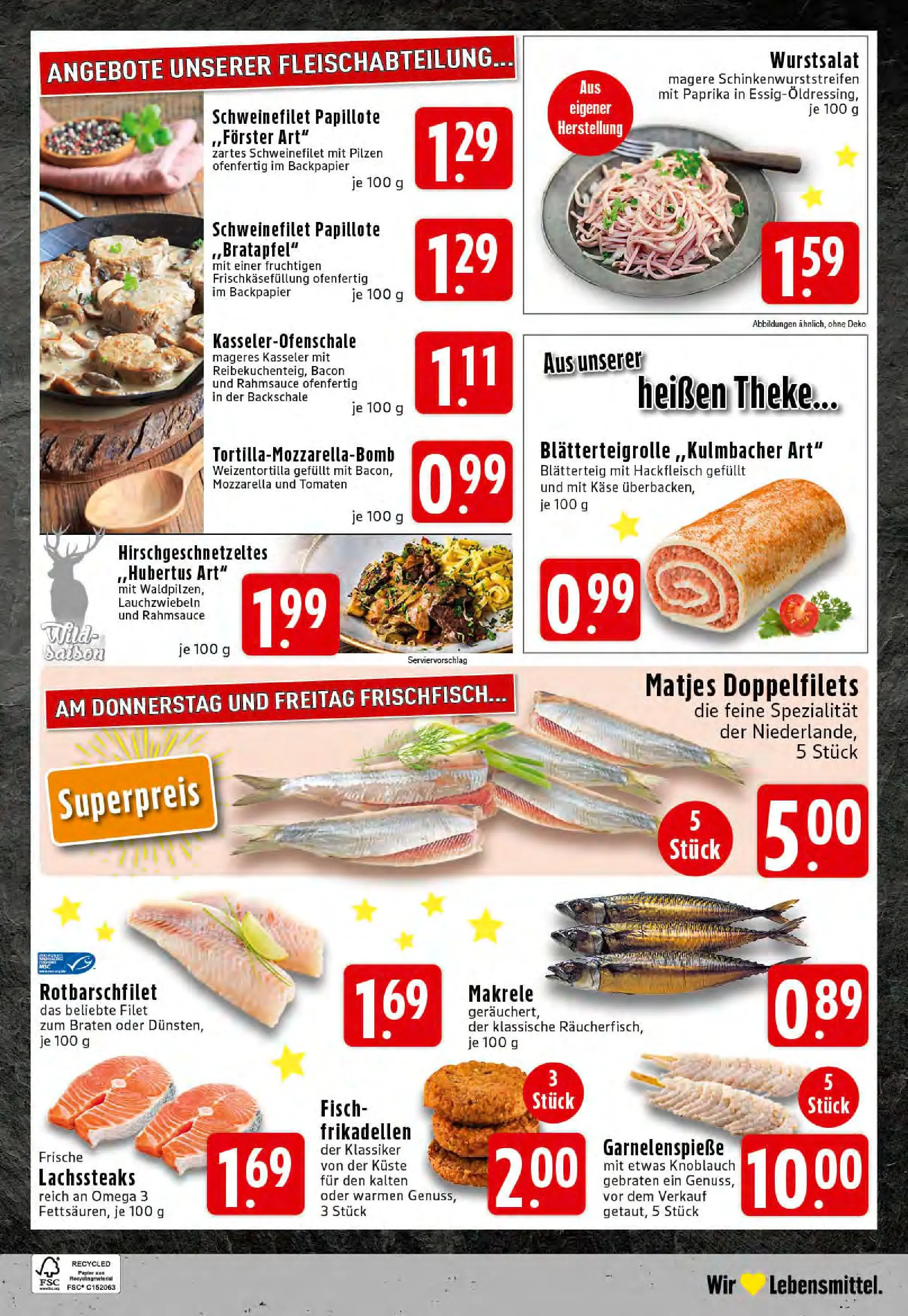 Edeka prospekt Essen	 (ab 01.12.2025) » Angebote Online | Seite: 24 | Produkte: Käse, Mozzarella, Schweinefilet, Fisch