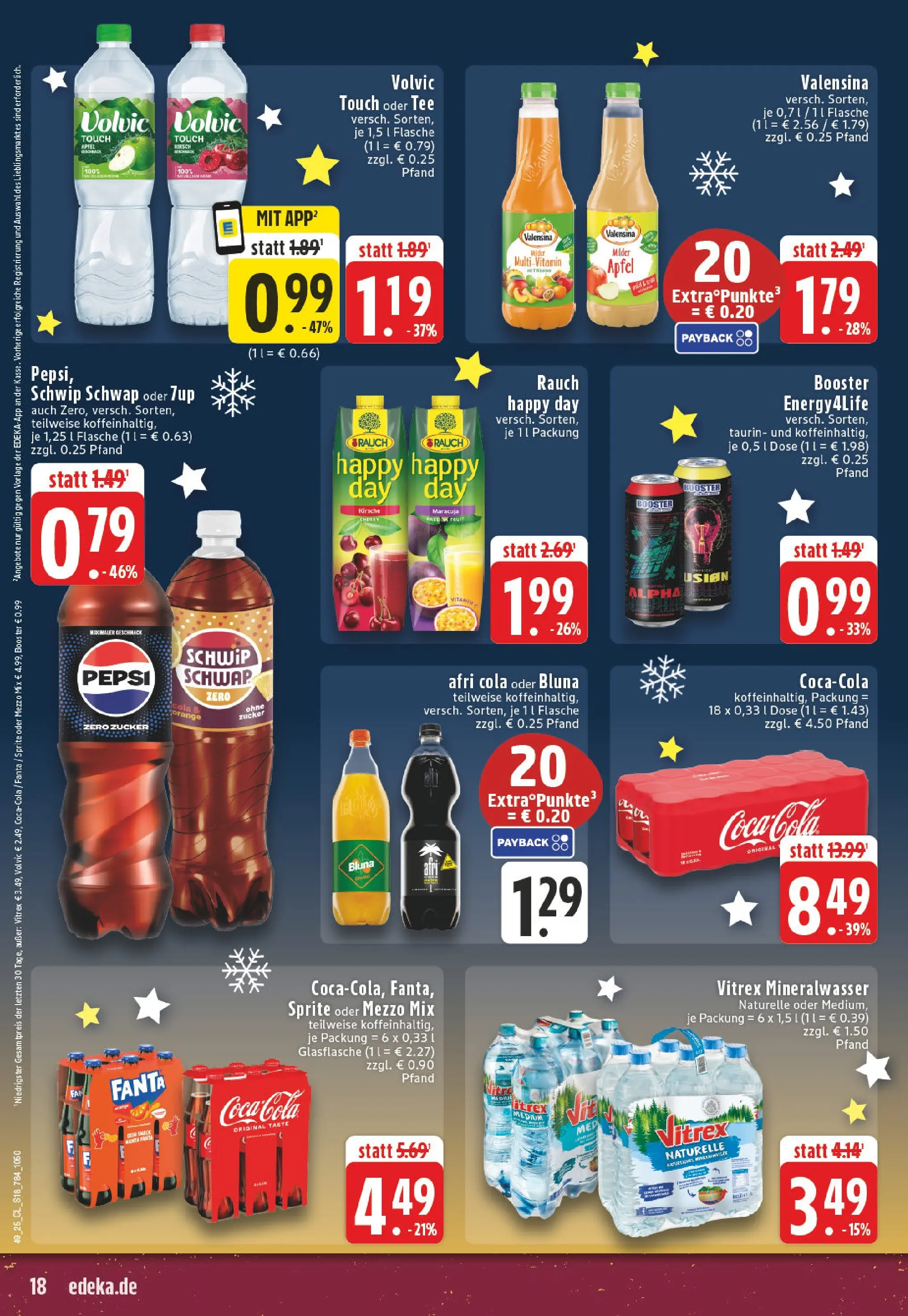 Edeka prospekt Alsdorf	 (ab 01.12.2025) » Angebote Online | Seite: 18 | Produkte: Fanta, Cola, Pepsi, Oder mezzo mix