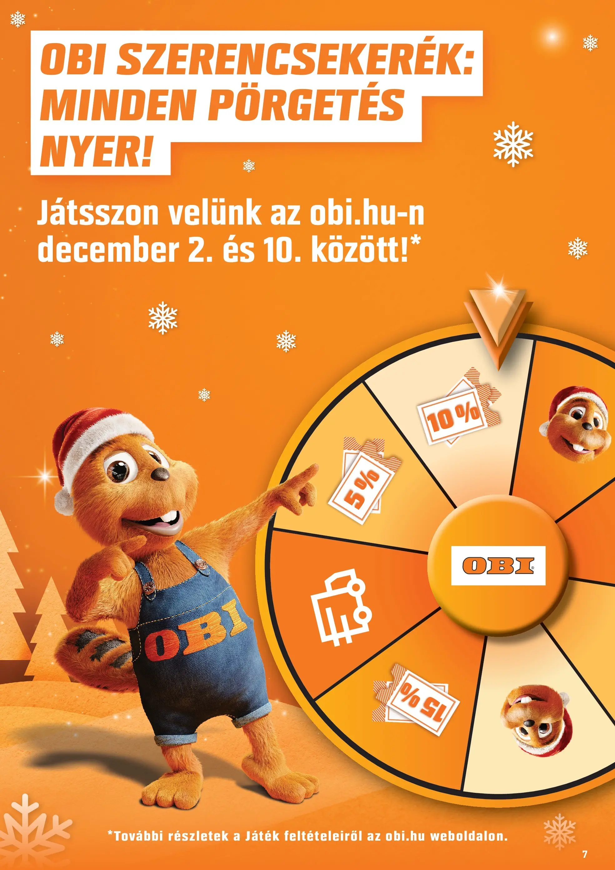 OBI Akciós újság - 2025.12.02. -tól/töl > akció, lapozható szórólap 🛍️ | Oldal: 7 | Termékek: Játék