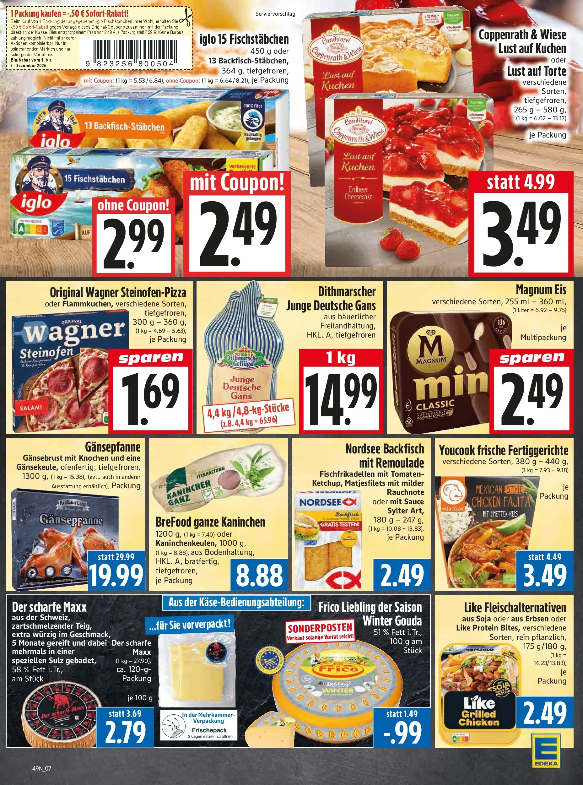 Entdecke - Edeka Hahner: Wochenangebote (ab 30.11.2025) zum Blättern | Seite: 9