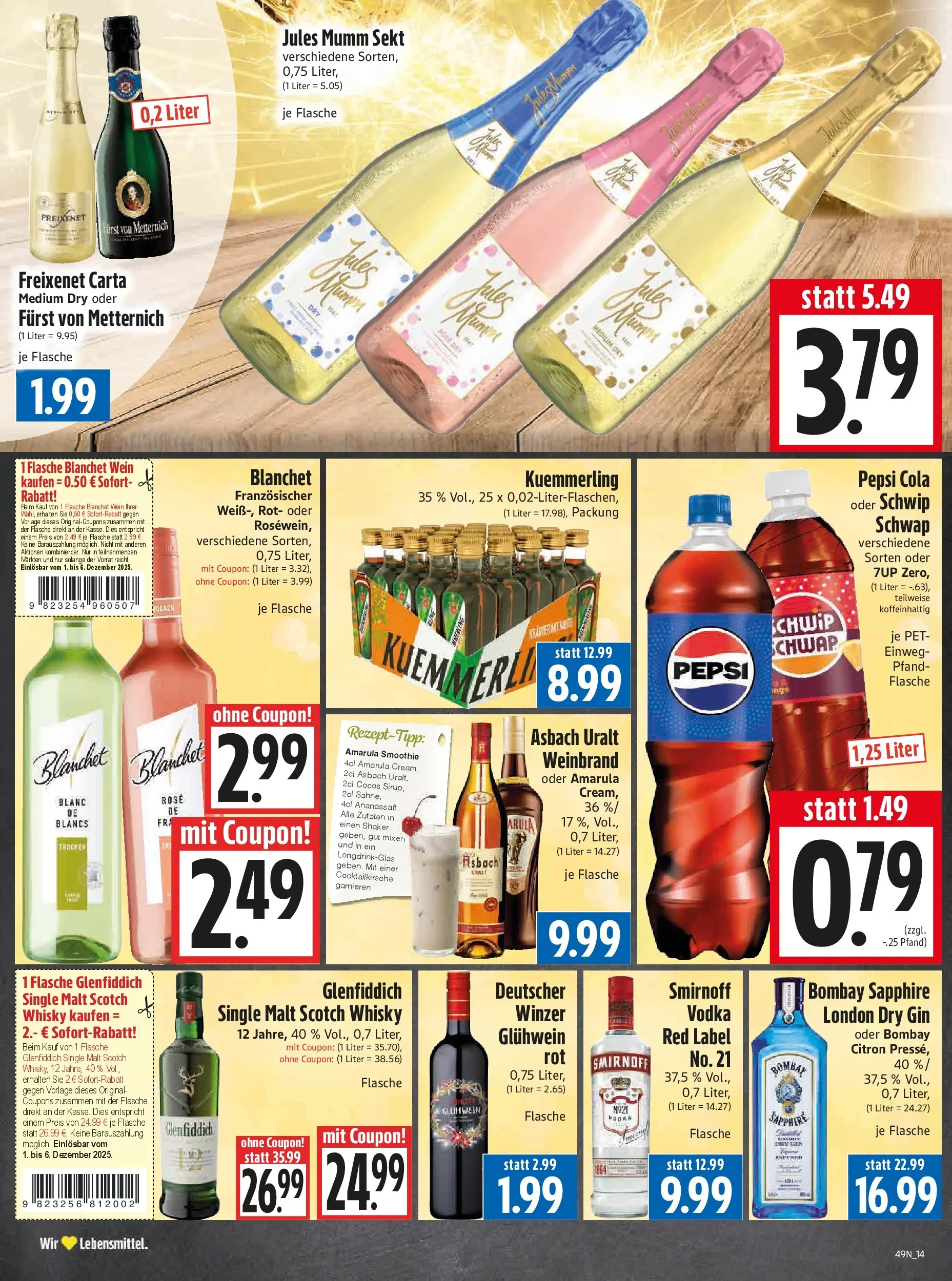 Entdecke - Edeka Hahner: Wochenangebote (ab 30.11.2025) zum Blättern | Seite: 16