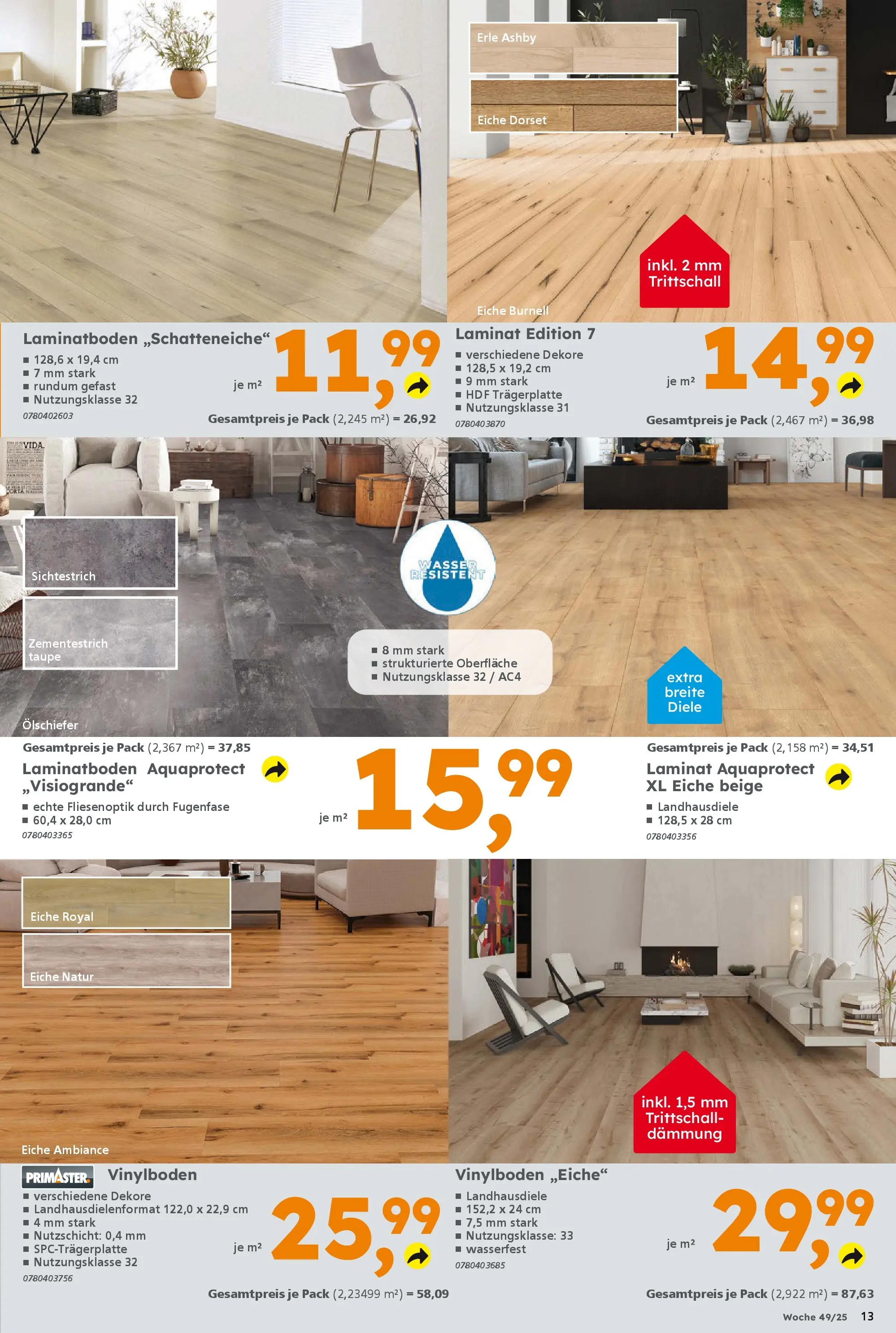 Globus Baumarkt prospekt Braunschweig	 (ab 01.12.2025) zum Blättern | Seite: 13