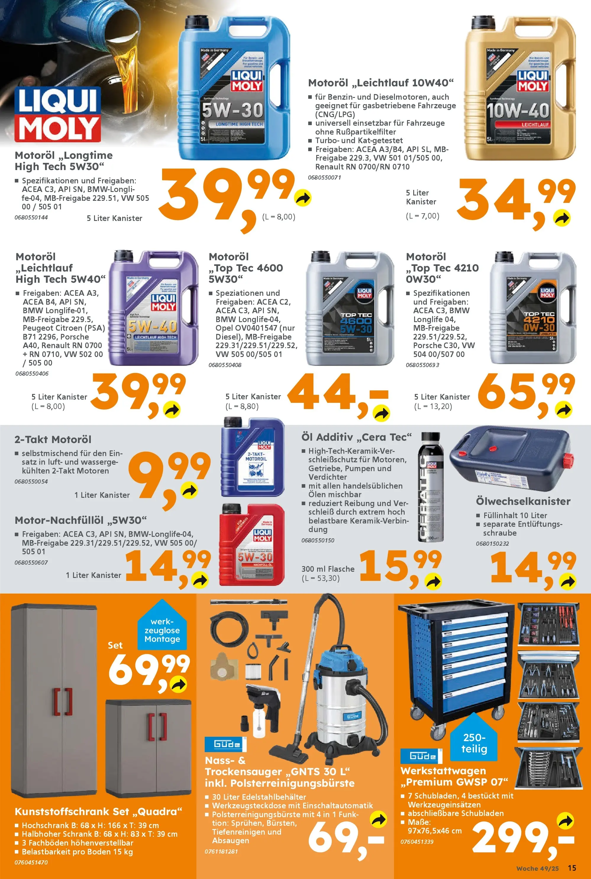 Globus Baumarkt prospekt Braunschweig	 (ab 01.12.2025) zum Blättern | Seite: 15 | Produkte: Top, Öl, Schrank, Hochschrank
