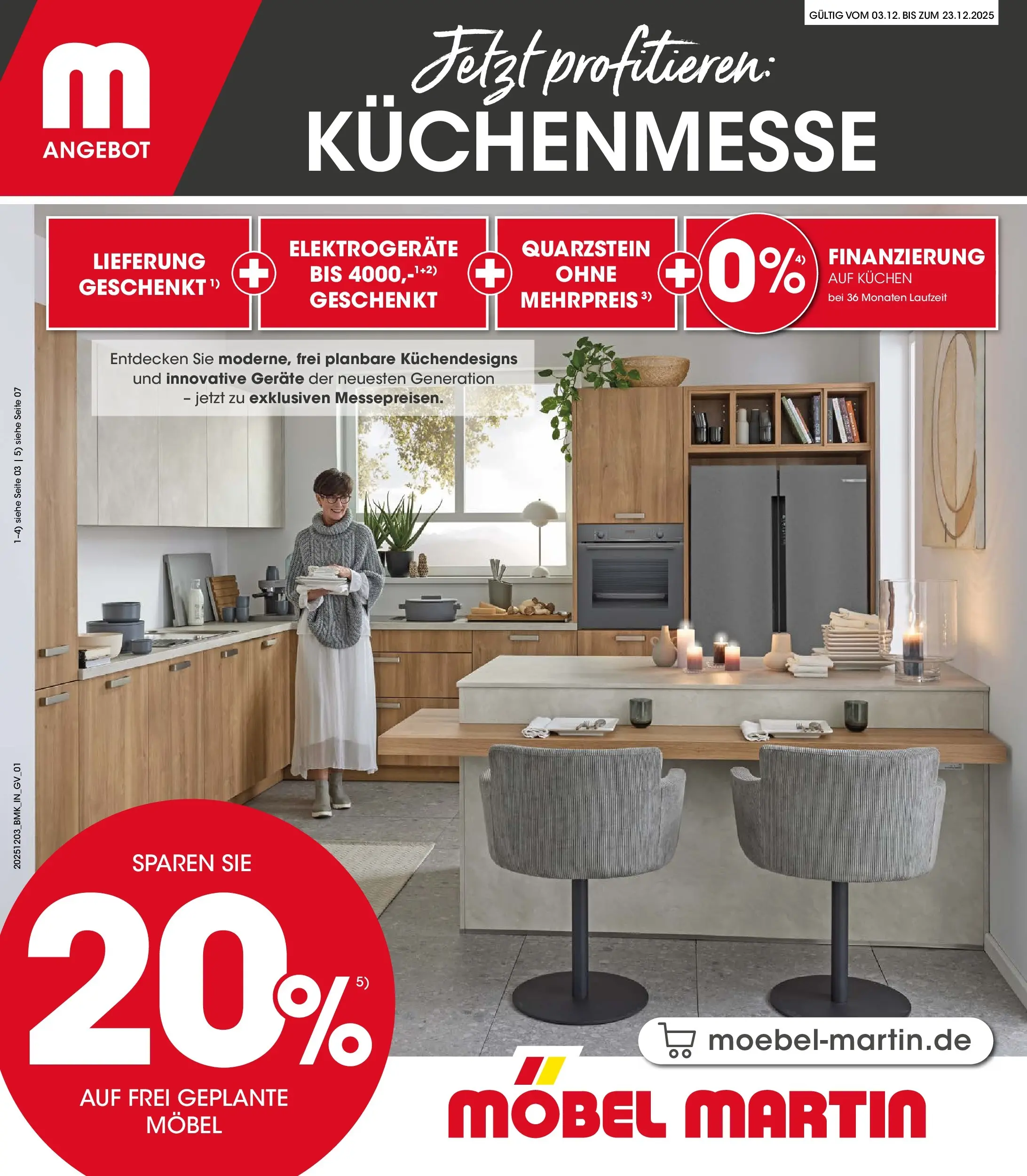 Möbel Martin Küchenmesse (ab 03.12.2025) zum Blättern | Seite: 1 | Produkte: Kuchen