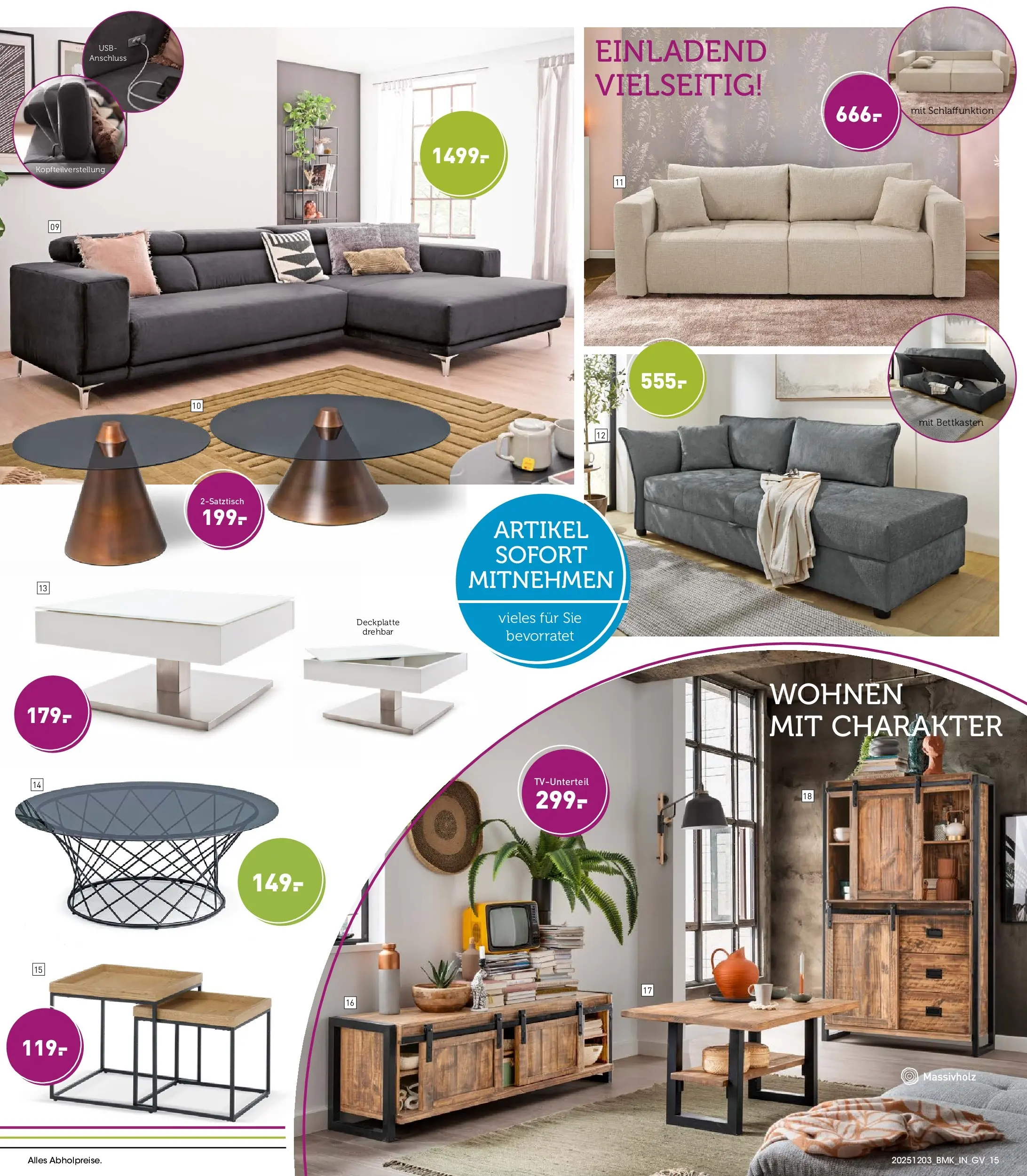 Möbel Martin Küchenmesse (ab 03.12.2025) zum Blättern | Seite: 15