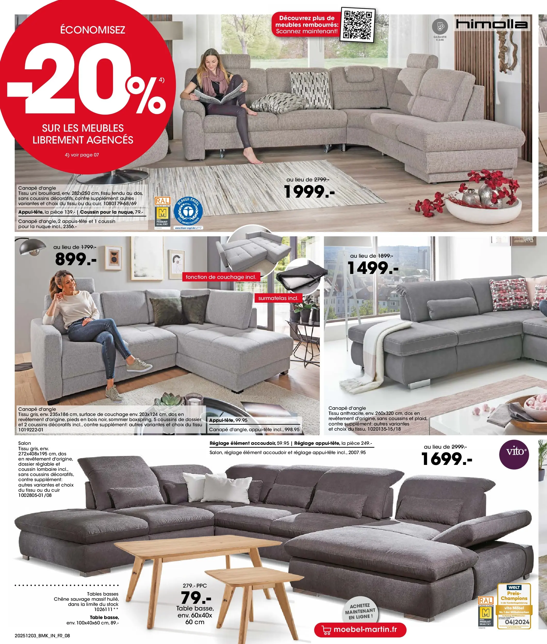 Möbel Martin - Möbel Martin: Offres hebdomadaires à partir du 02/12/2025 - promo en ligne | Page: 8