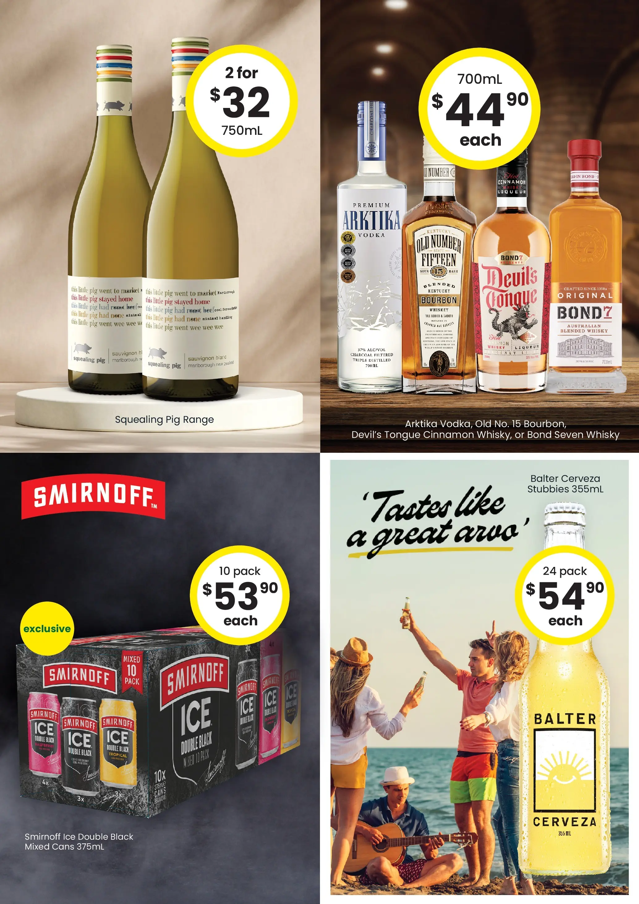 The Bottle-O Catalogue Wondunna, Maryborough, Bli Bli - 01/12/2025 > weekly / monthly specials | Page: 2 | Products: Bourbon, Vodka, Whiskey, Raspberry