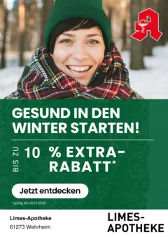 Entdecke - Ihre Apotheke vor Ort: Jetzt alle Angebote auch online entdecken! ab 28.11.2025 gültig Entdecke - Ihre Apotheke vor Ort: Jetzt alle Angebote auch online entdecken! ab 28.11.2025 gültig