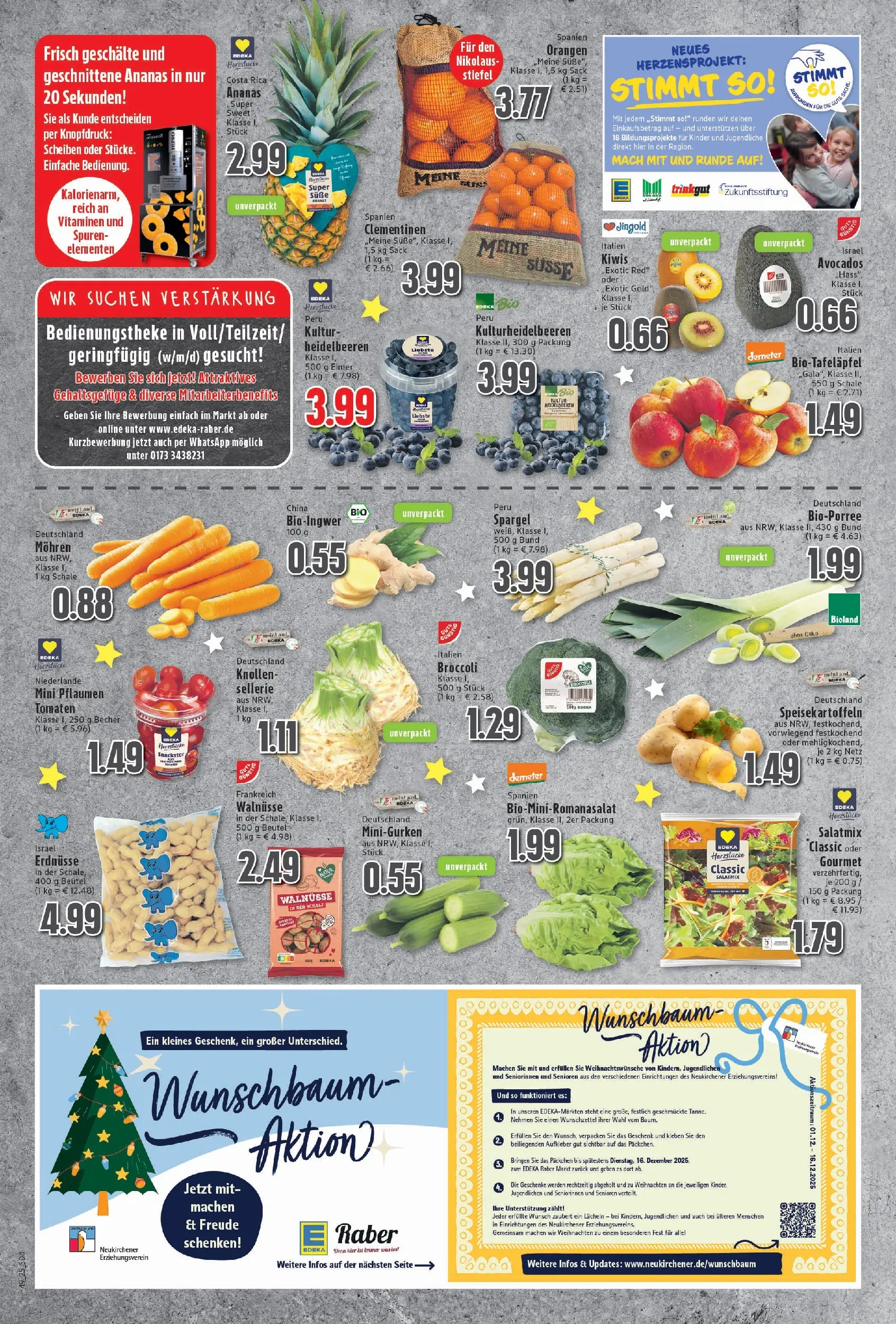Edeka prospekt Neukirchen-Vluyn	 (ab 01.12.2025) » Angebote Online | Seite: 4 | Produkte: Walnüsse, Orangen, Ananas, Stiefel