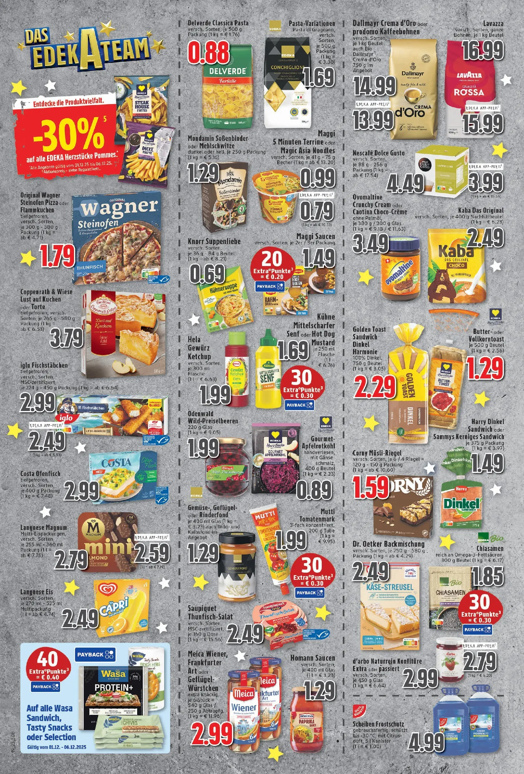 Edeka prospekt Neukirchen-Vluyn	 (ab 01.12.2025) » Angebote Online | Seite: 6 | Produkte: Iglo, Ketchup, Eis, Dolce gusto