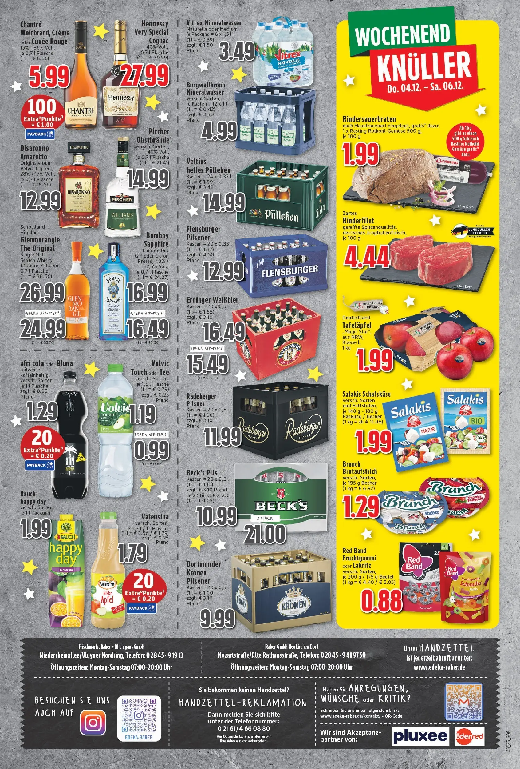 Edeka prospekt Neukirchen-Vluyn	 (ab 01.12.2025) » Angebote Online | Seite: 8 | Produkte: Whisky, Valensina, Chantré, Radeberger pilsner