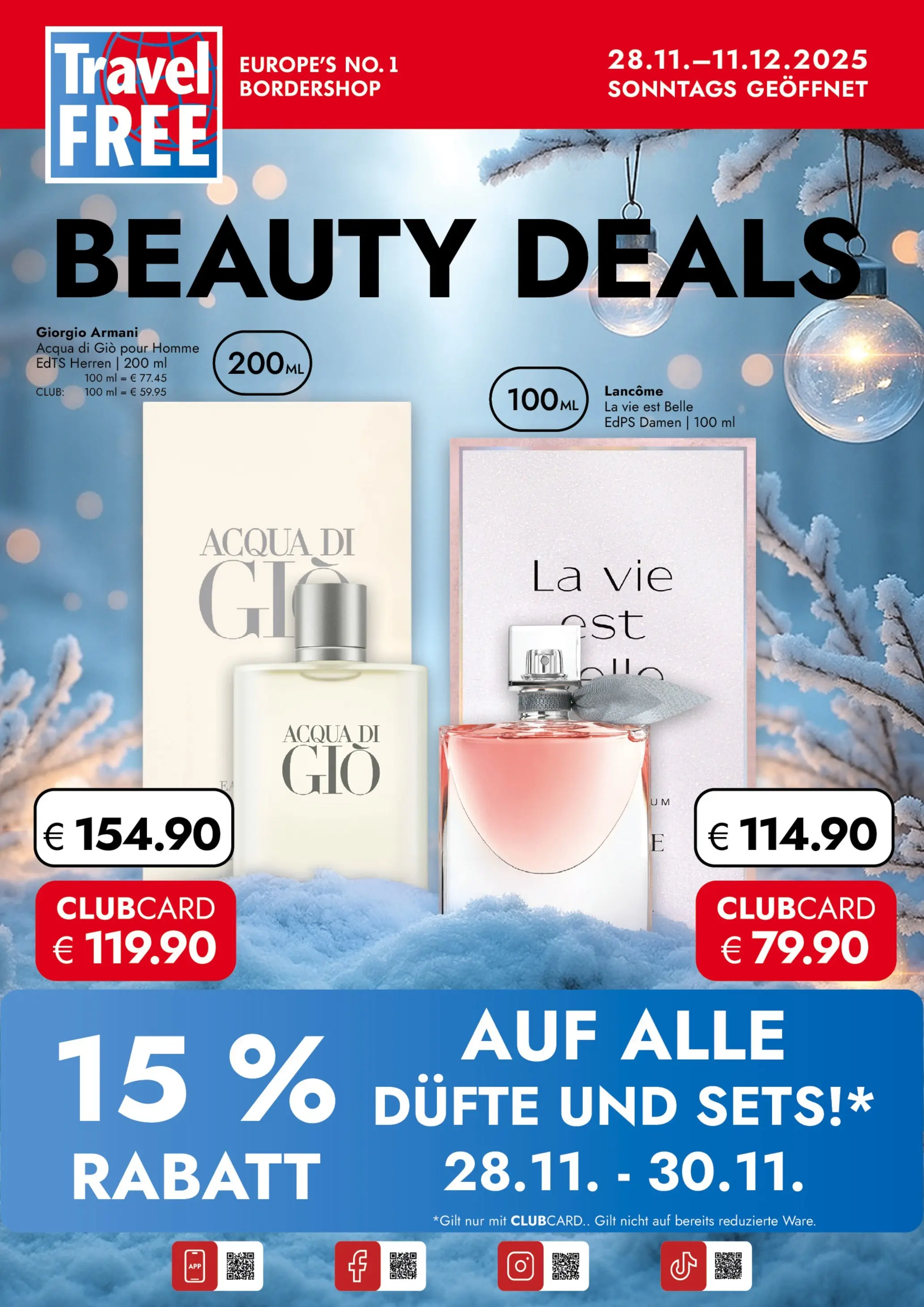 Travel FREE Flugblatt von 28.11.2025 - Aktuelle Angebote | Seite: 1