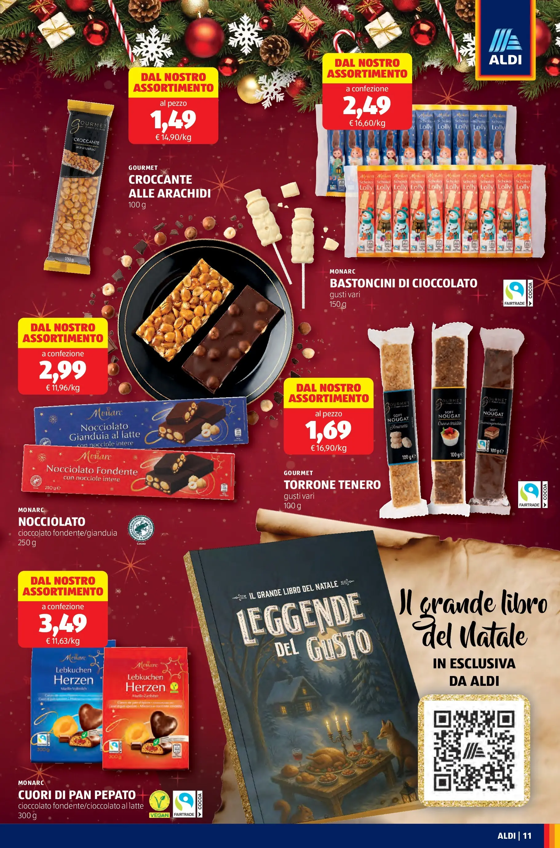 Nuovo Aldi - Buone Feste - le marche che ami dal 30/11/2025 > offerte anteprima 🛍️ | Pagina: 11 | Prodotti: Cioccolato, Latte, Nocciole, Arachidi