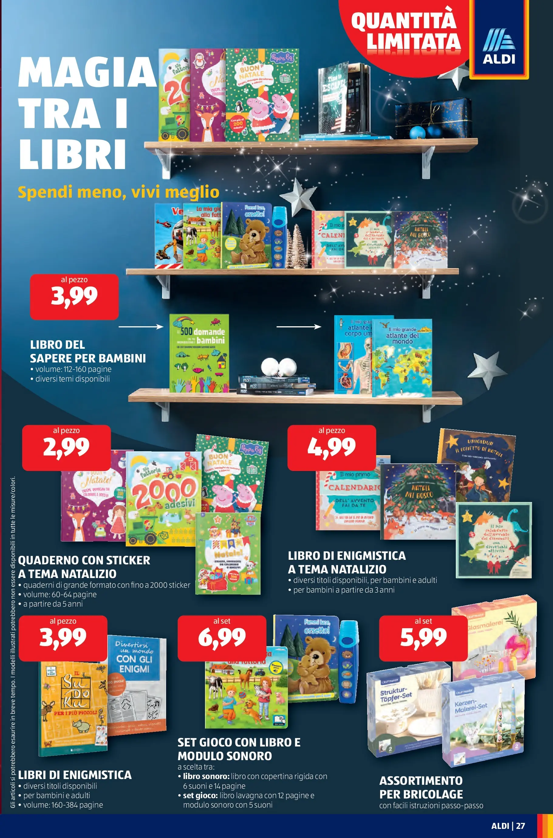 Nuovo Aldi - Buone Feste - le marche che ami dal 30/11/2025 > offerte anteprima 🛍️ | Pagina: 27 | Prodotti: Tè, Gioco, Quaderno