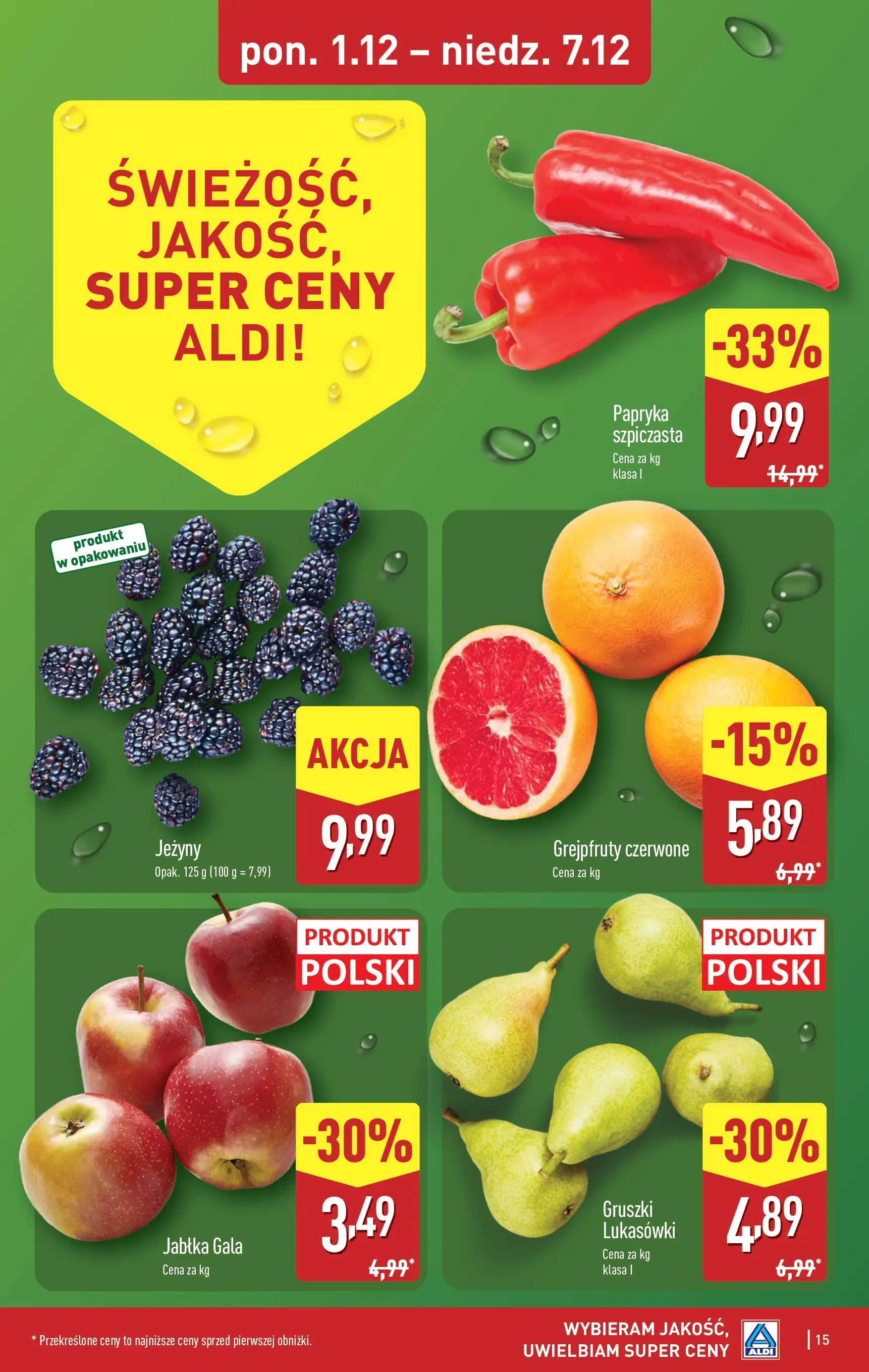 Aldi - Weekend super cen w ALDI! od 03.12.2025 - Ulotka PDF, promocje | Strona: 15