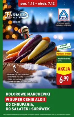 Pogląd oferty "Aldi Gazetka - Kolorowe marchewki" - ważna od 01.12.2025