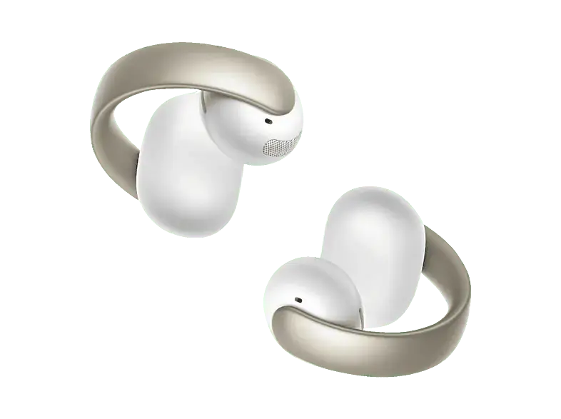 Anker Open-Ear Clip-On Earbuds with Adaptive Comfort, Champagne Mist; Open Ear Kopfhörer