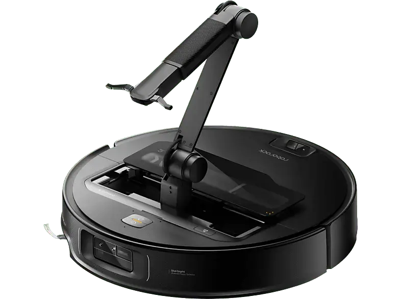 Roborock Saros Z70 Saugroboter mit Absaugstation, Mechanischer OmniGrip Arm, KI-Anpassung (Schwarz, Laufzeit: 180 min.)