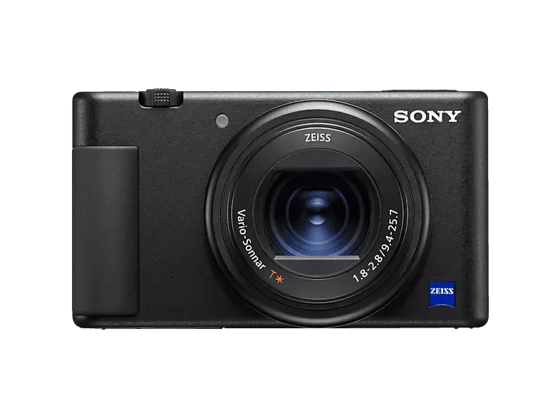 Sony ZV1A Vlog Kamera, 4K, 9.4-25.7 mm, f/1.8-2.8, Xtra Fine / TFT-LCD Display, Schwarz; Digitalkamera