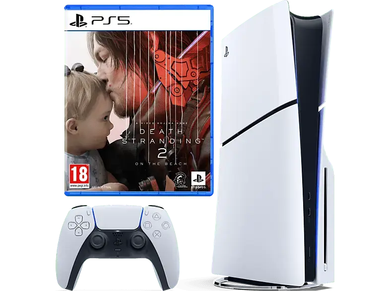 Sony PlayStation®5 (Modellgruppe: Slim) 1 TB + Death Stranding 2: On the Beach; PlayStation 5----Spielekonsole