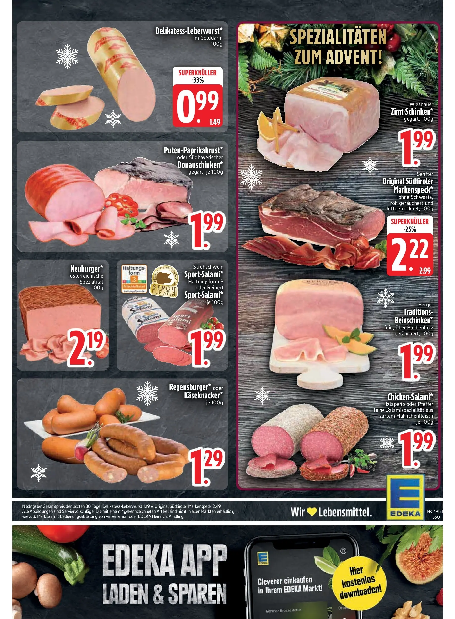 Edeka prospekt Inning/Ammersee	 (ab 30.11.2025) » Angebote Online | Seite: 17