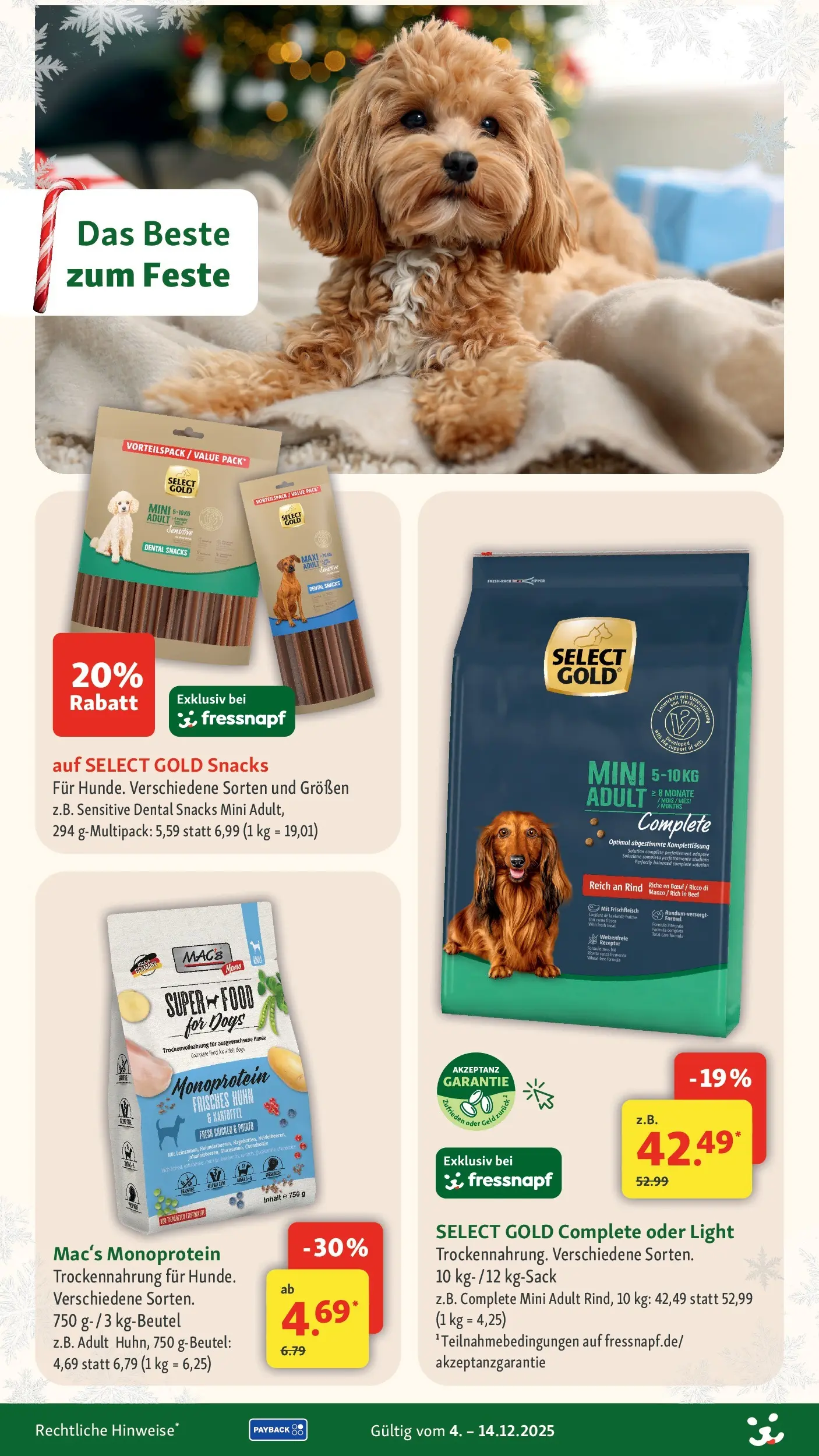 Fressnapf - Fressnapf: Festliche Angebote (ab 03.12.2025) zum Blättern | Seite: 5