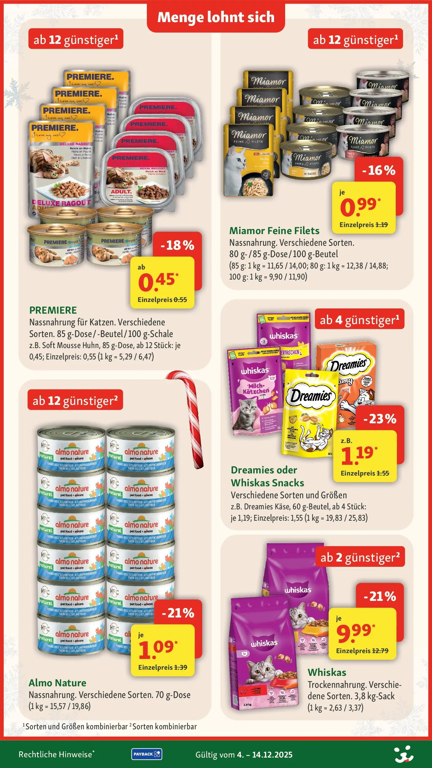 Fressnapf - Fressnapf: Festliche Angebote (ab 03.12.2025) zum Blättern | Seite: 11 | Produkte: Whiskas