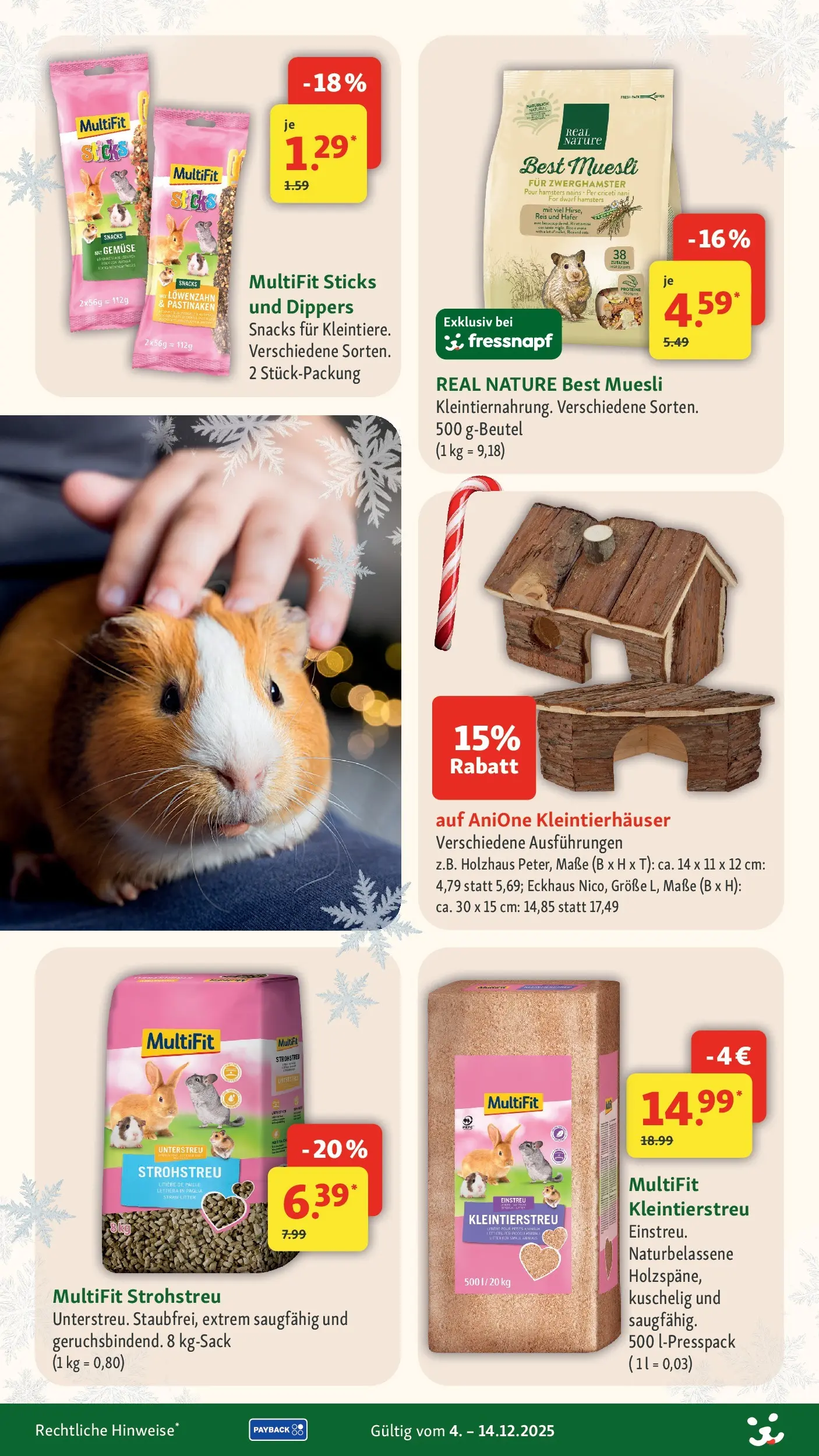 Fressnapf - Fressnapf: Festliche Angebote (ab 03.12.2025) zum Blättern | Seite: 18 | Produkte: Gemüse, Reis