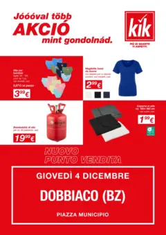 Anteprima del volantino KiK - KiK volantino fino al 03.12.2025 valido a partire dal 30.11.2025