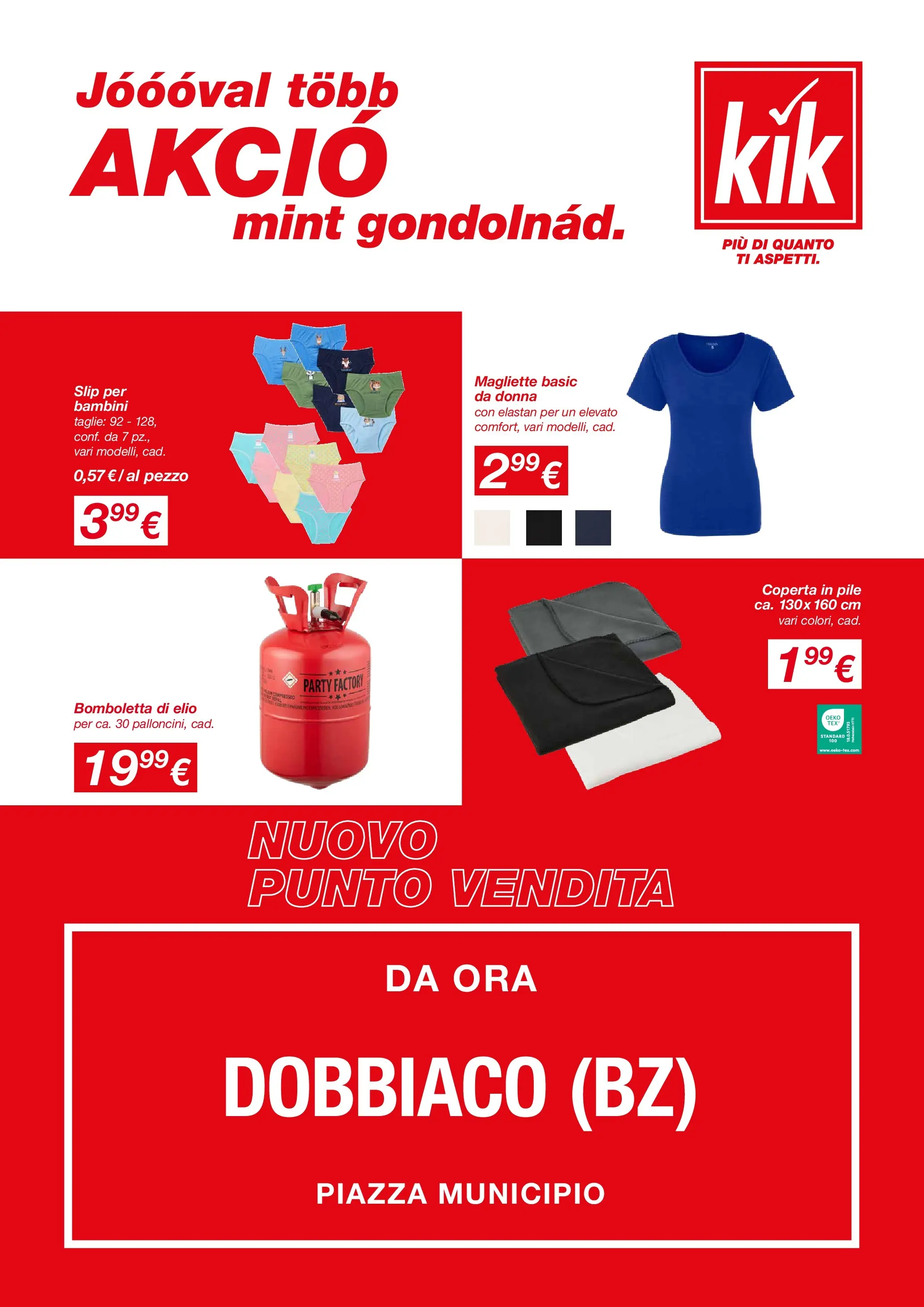 Nuovo KiK - KiK volantino fino al 07.12.2025 dal 03/12/2025 > offerte anteprima 🛍️ | Pagina: 1