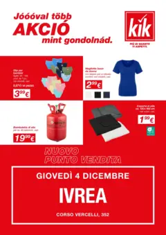 Anteprima del volantino KiK - KiK volantino fino al 03.12.2025 valido a partire dal 30.11.2025
