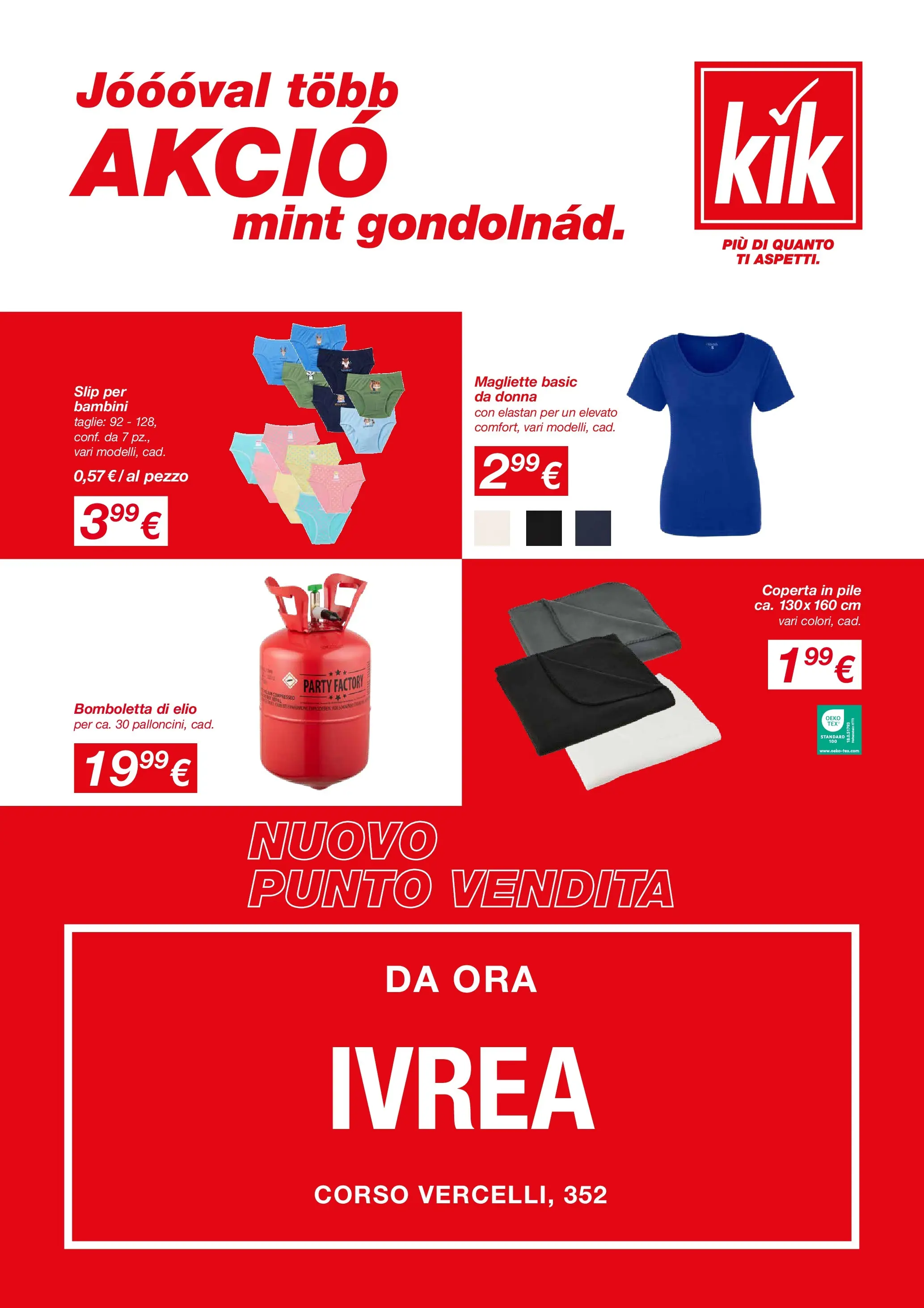 Nuovo KiK - KiK volantino fino al 07.12.2025 dal 03/12/2025 > offerte anteprima 🛍️ | Pagina: 1