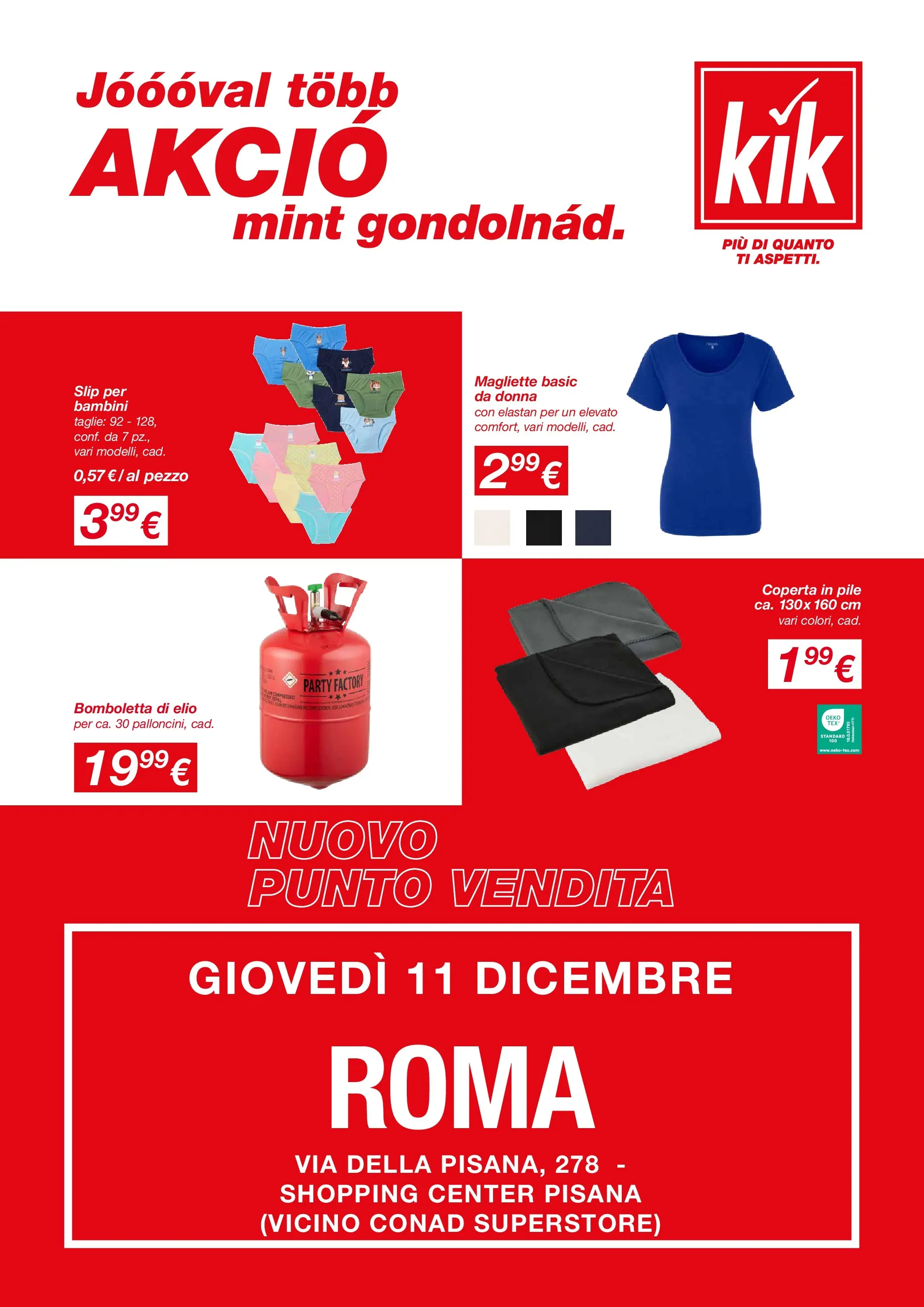 Nuovo KiK - KiK volantino fino al 10.12.2025 dal 07/12/2025 > offerte anteprima 🛍️ | Pagina: 1