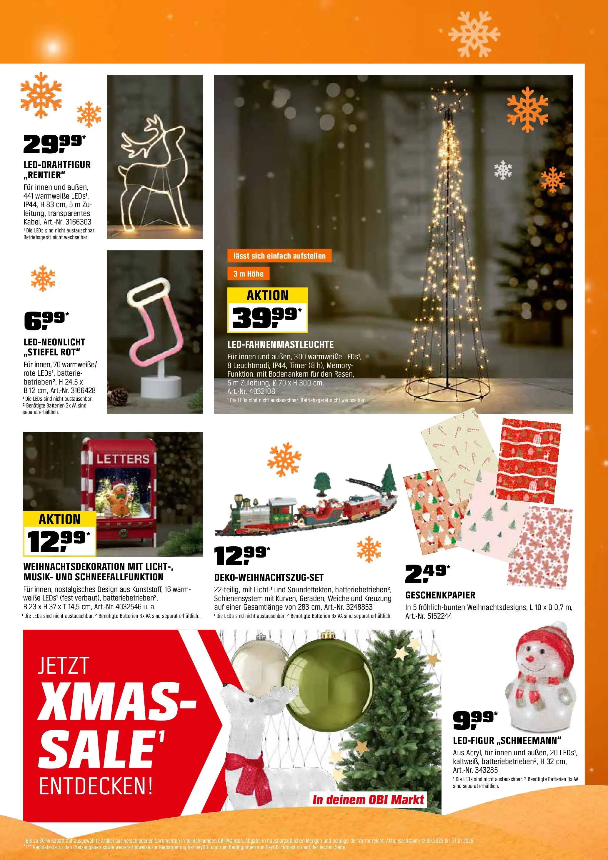 Obi Prospekt 	 (ab 15.12.2025) zum Blättern | Seite: 7 | Produkte: Batterien, Batterie