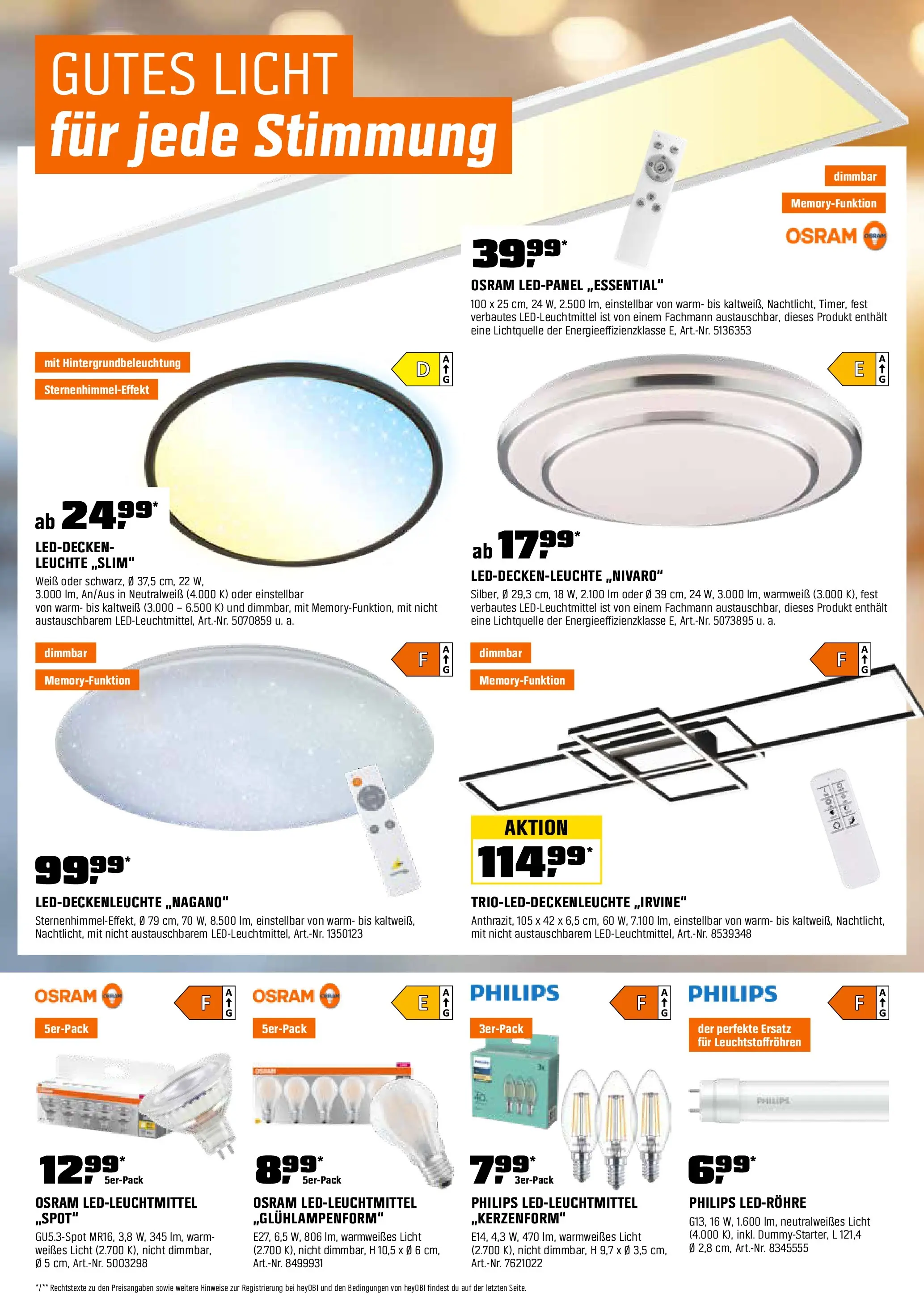 Obi Prospekt 	 (ab 15.12.2025) zum Blättern | Seite: 13 | Produkte: Philips