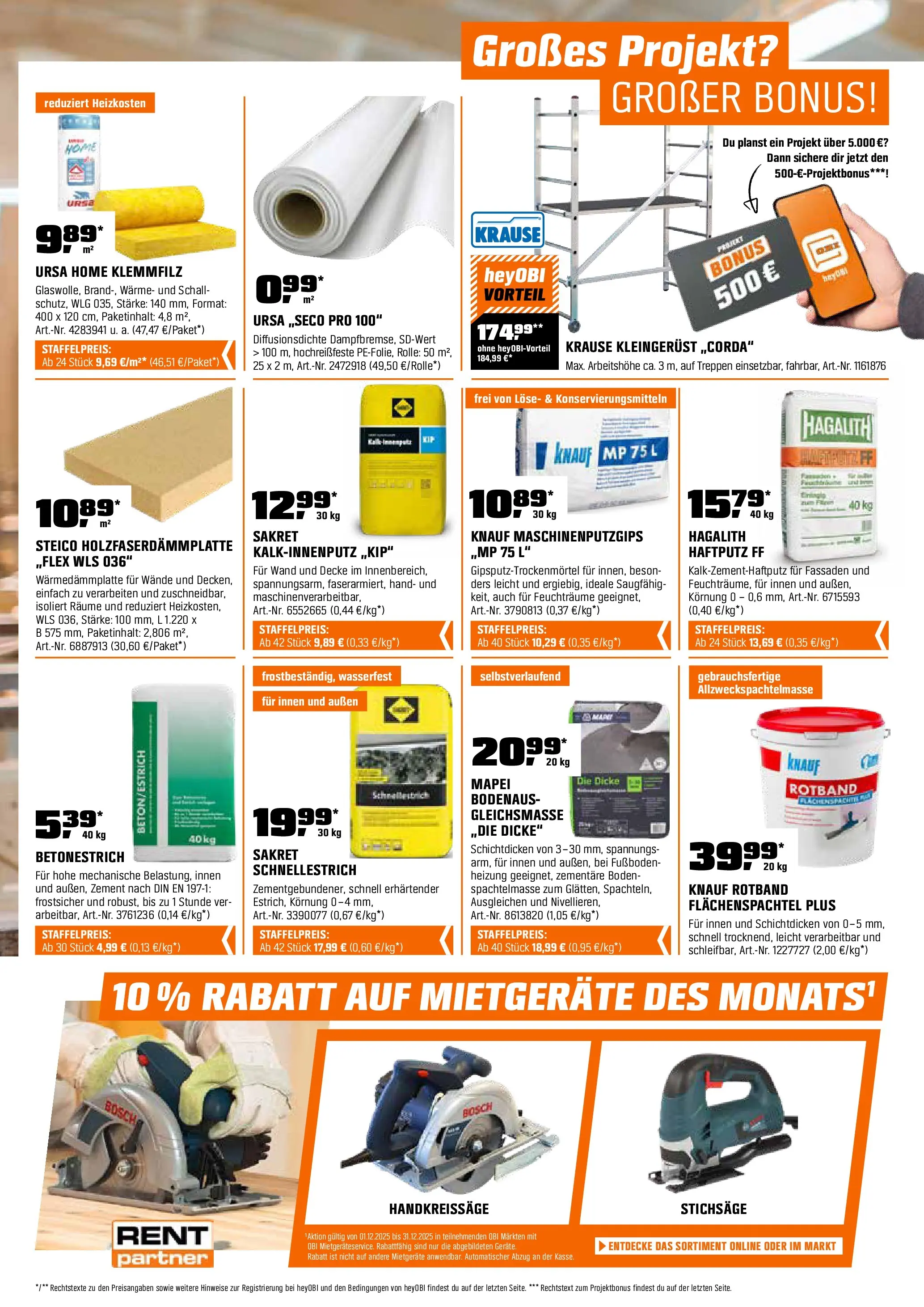 Obi Prospekt 	 (ab 15.12.2025) zum Blättern | Seite: 18 | Produkte: Bosch, Decke